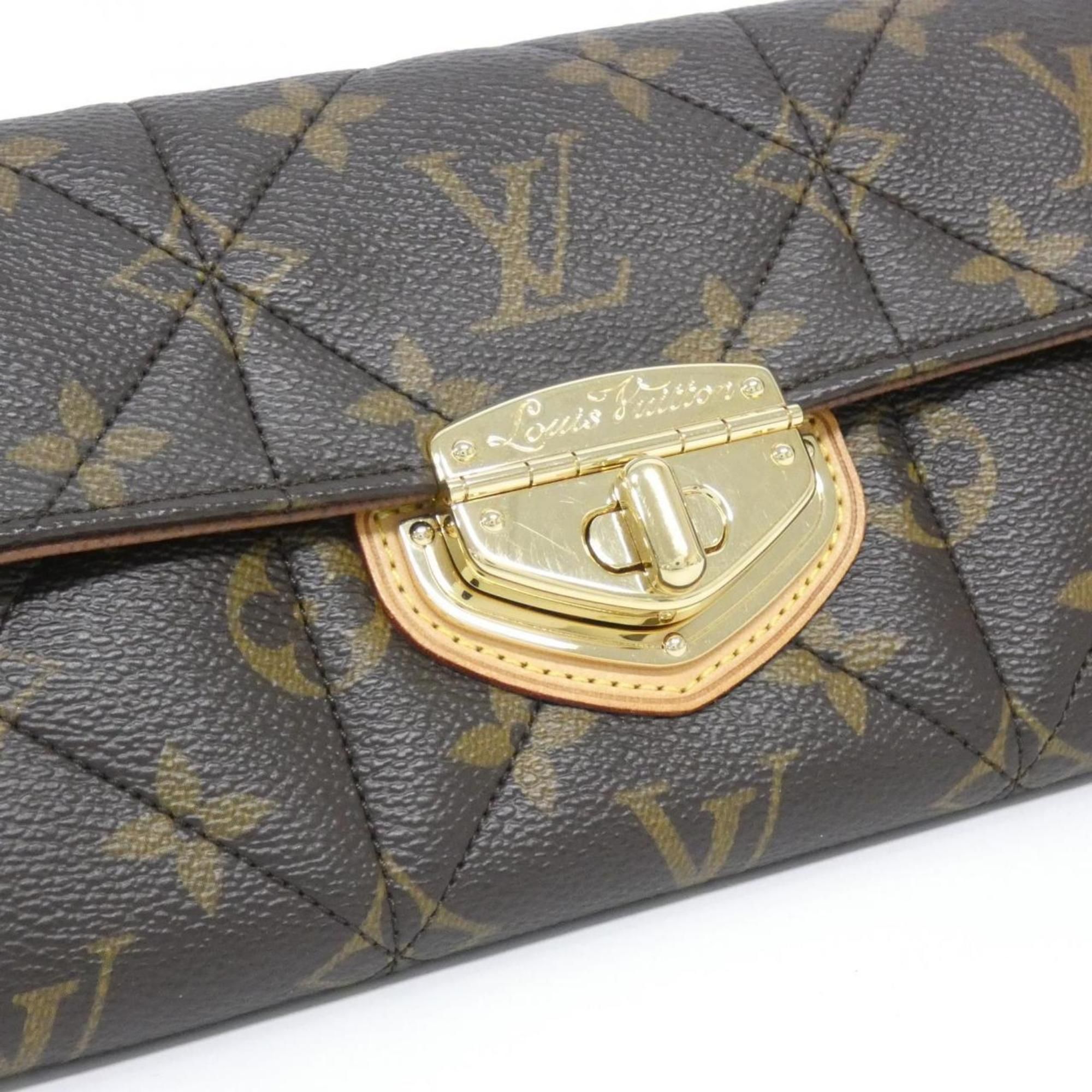 Coated Canvas Long Wallet (Bi-Fold) (Pre-Owned) - Louis Vuitton - Modalova