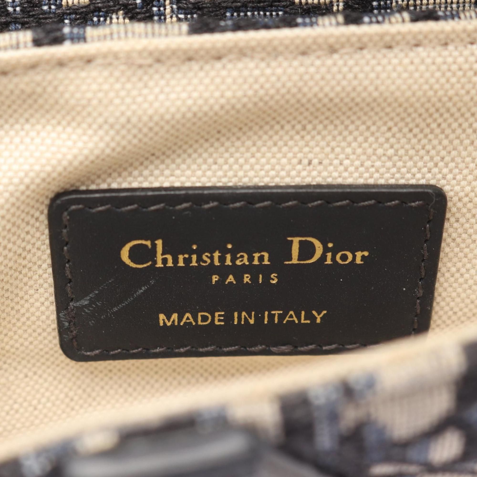 Canvas Leather Handbag Saddle Bag (Pre-Owned) - Christian Dior - Modalova