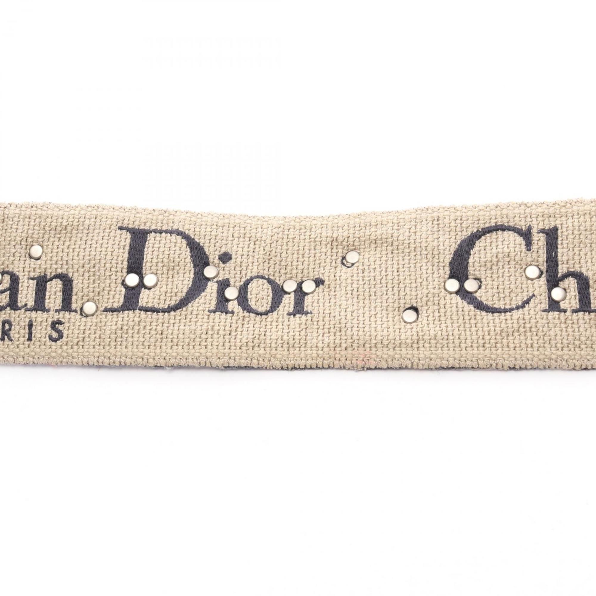 Canvas Leather Handbag Saddle Bag (Pre-Owned) - Christian Dior - Modalova