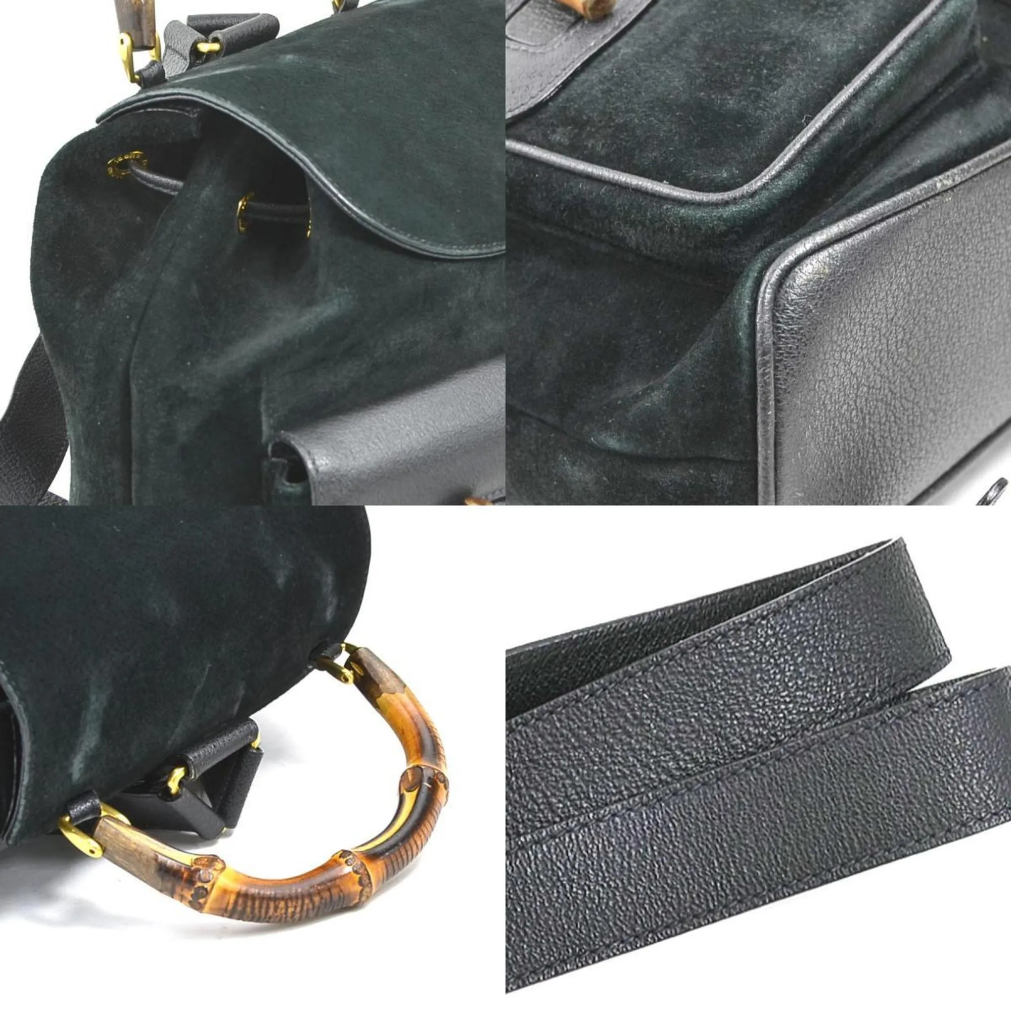 Suede Leather Backpack (Pre-Owned) - Gucci - Modalova