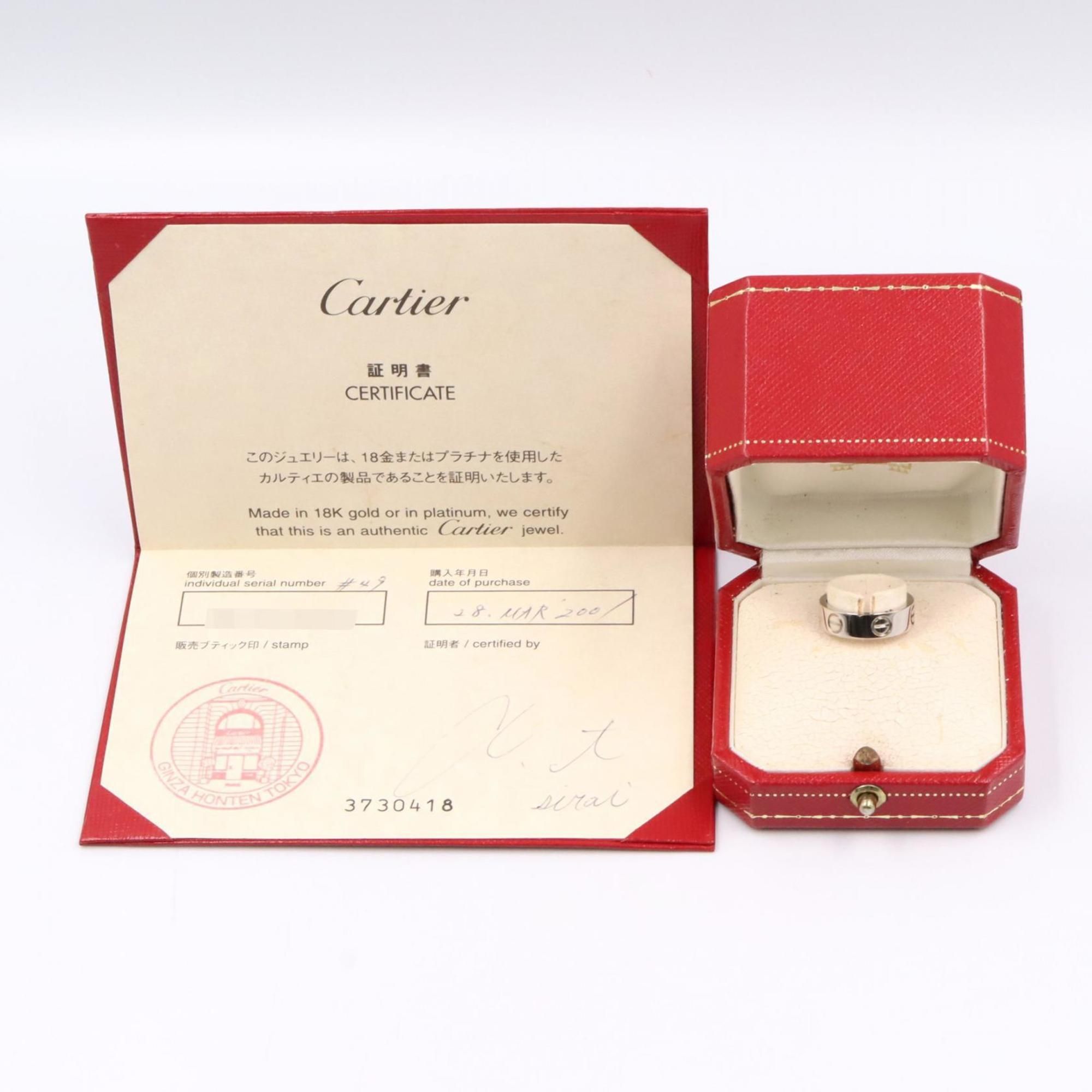 White Gold (18K) Band Ring (Pre-Owned) - Cartier - Modalova