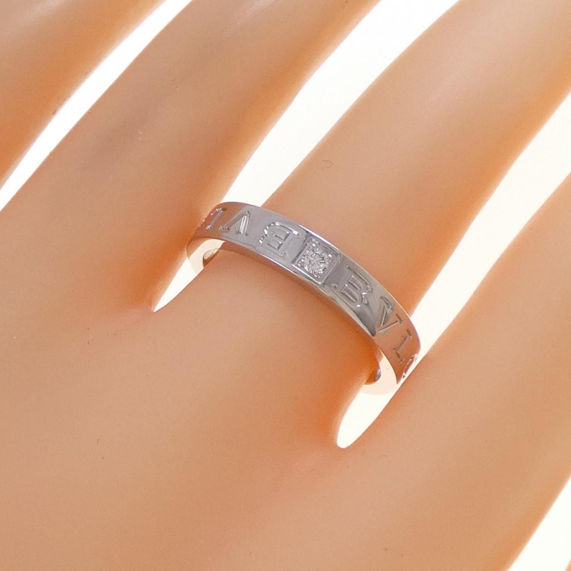 White Gold (18K) Band Ring (Pre-Owned) - Bvlgari - Modalova