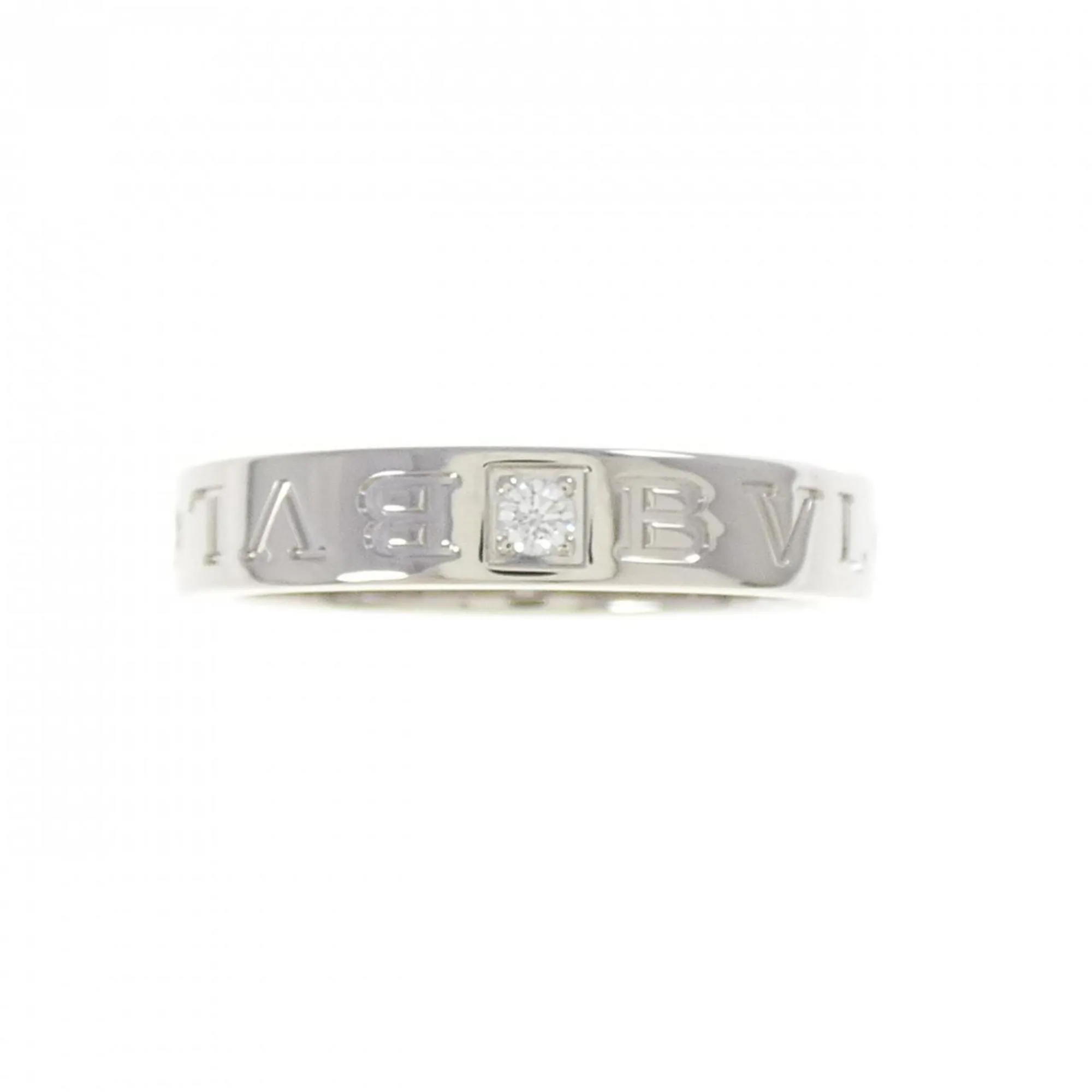 White Gold (18K) Band Ring (Pre-Owned) - Bvlgari - Modalova