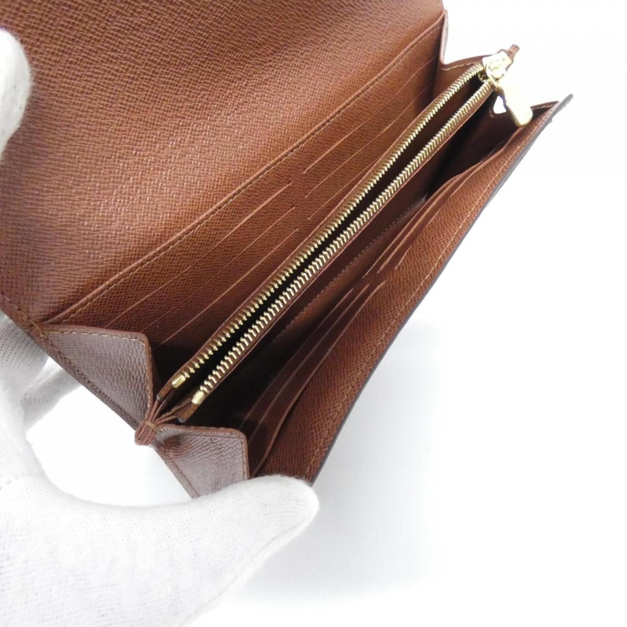 Coated Canvas Long Wallet (Bi-Fold) (Pre-Owned) - Louis Vuitton - Modalova