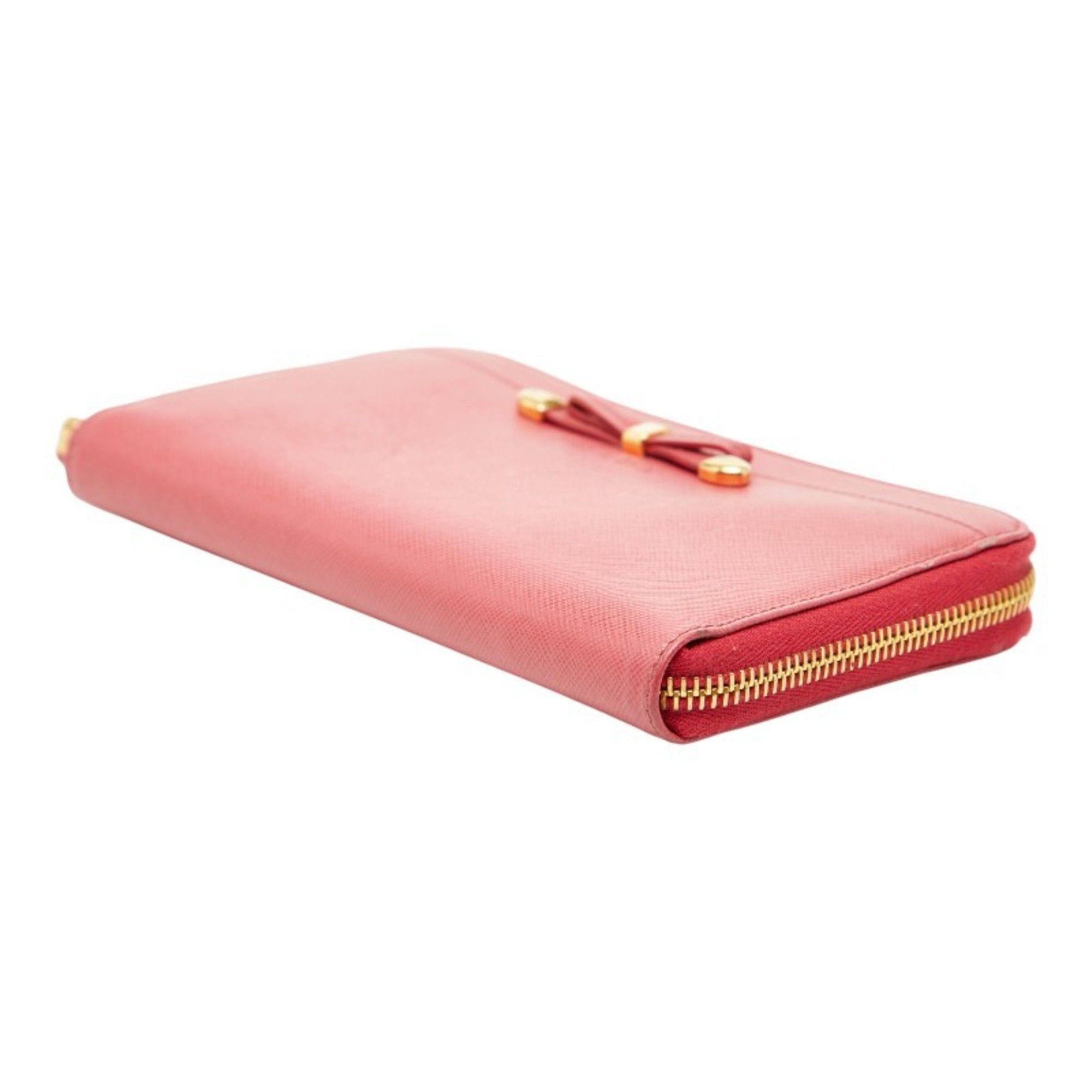 Leather Long Wallet (Bi-Fold) (Pre-Owned) - Prada - Modalova