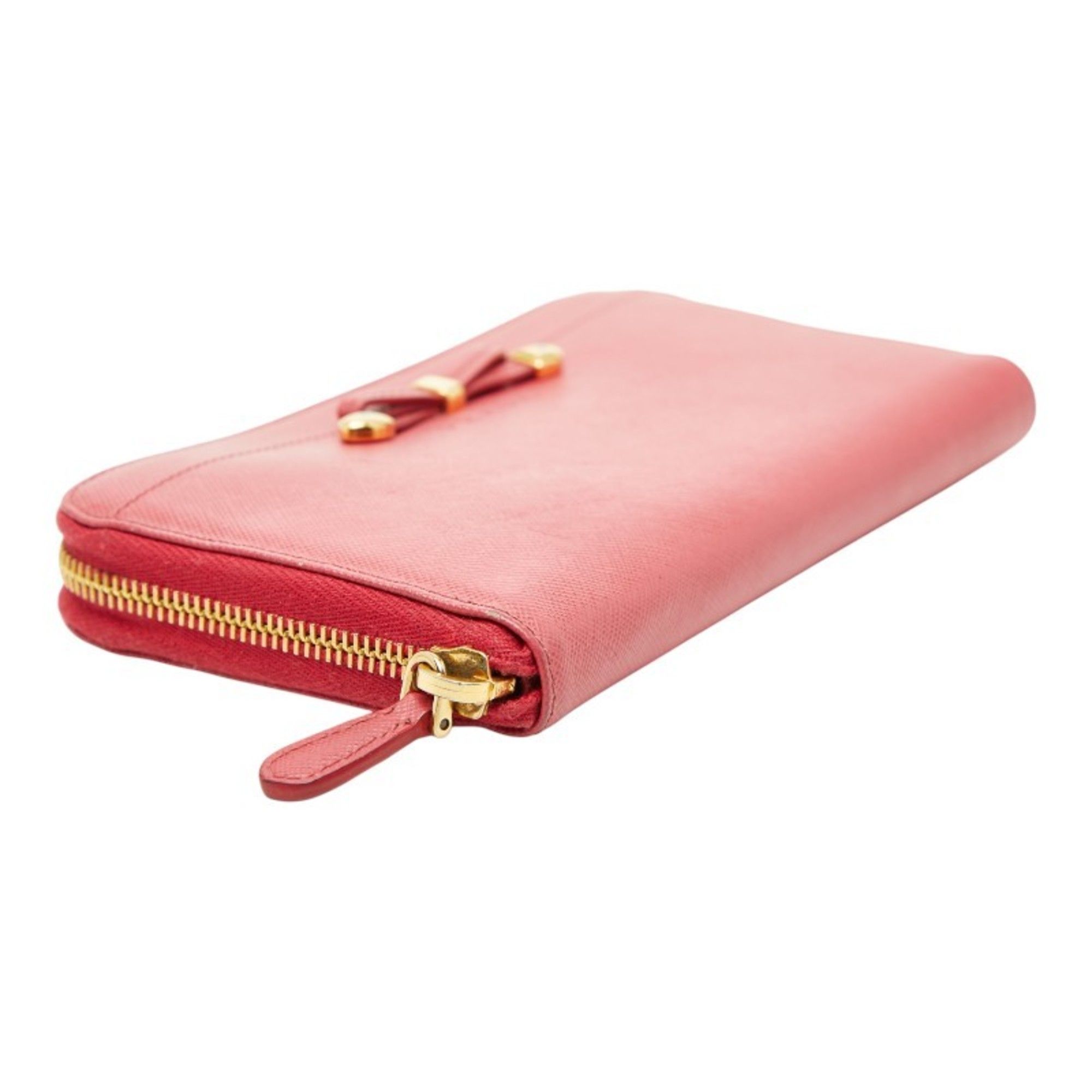 Leather Long Wallet (Bi-Fold) (Pre-Owned) - Prada - Modalova