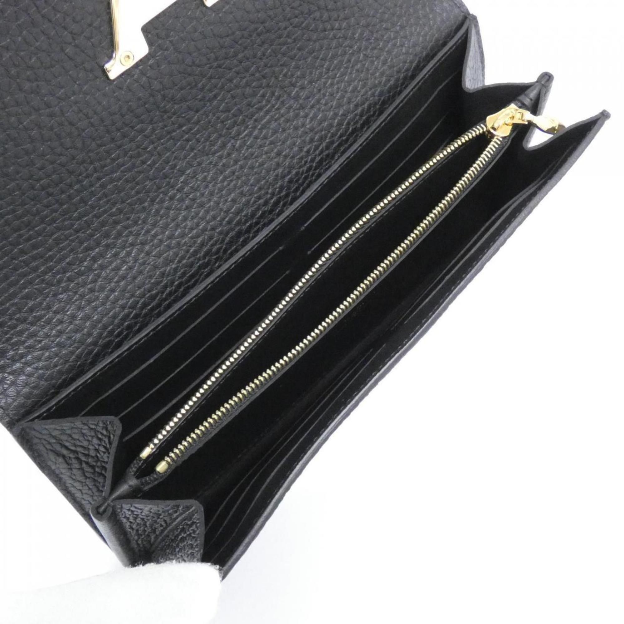 Taurillon Leather Long Wallet (Bi-Fold) (Pre-Owned) - Louis Vuitton - Modalova