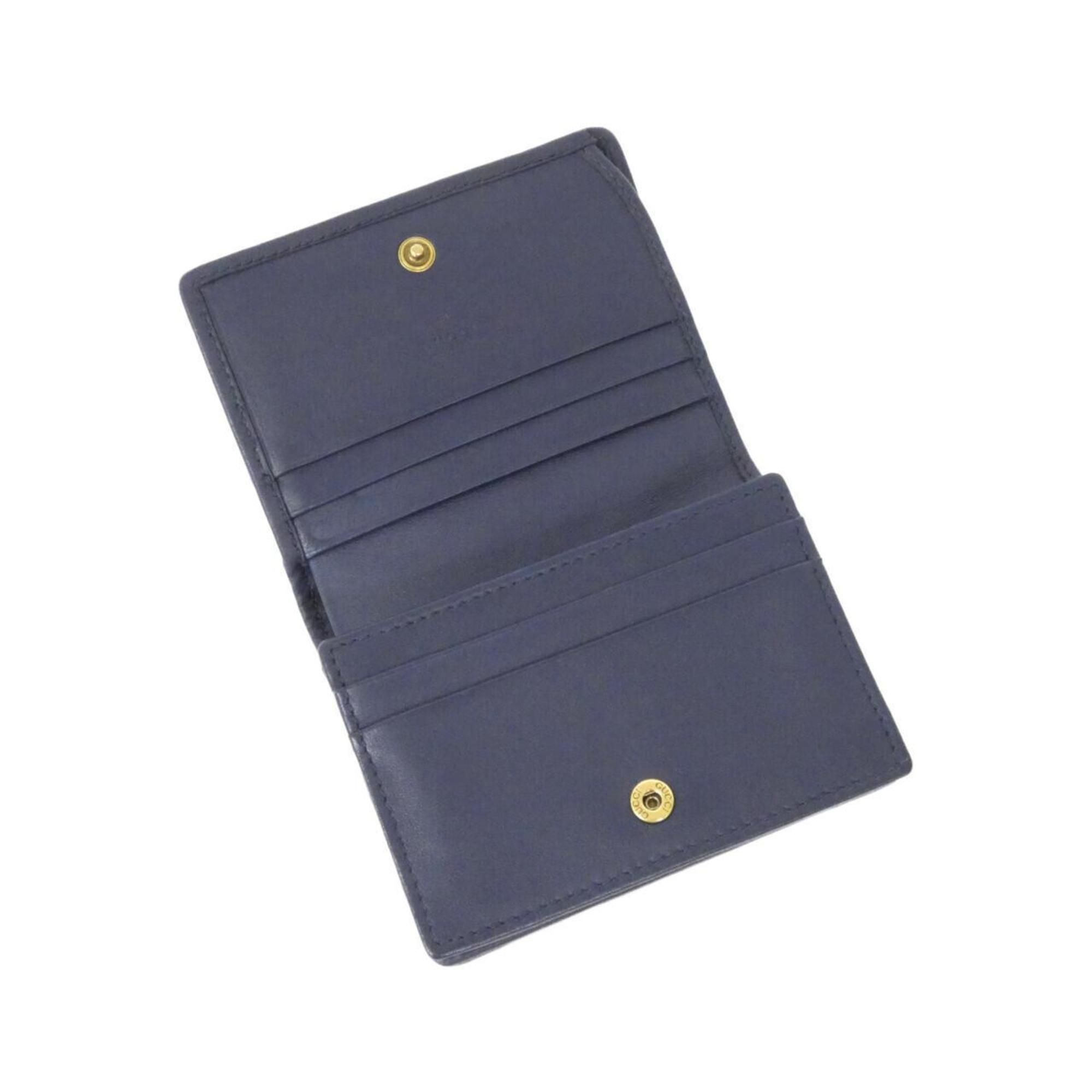 Canvas Leather Wallet (Bi-Fold) (Pre-Owned) - Gucci - Modalova