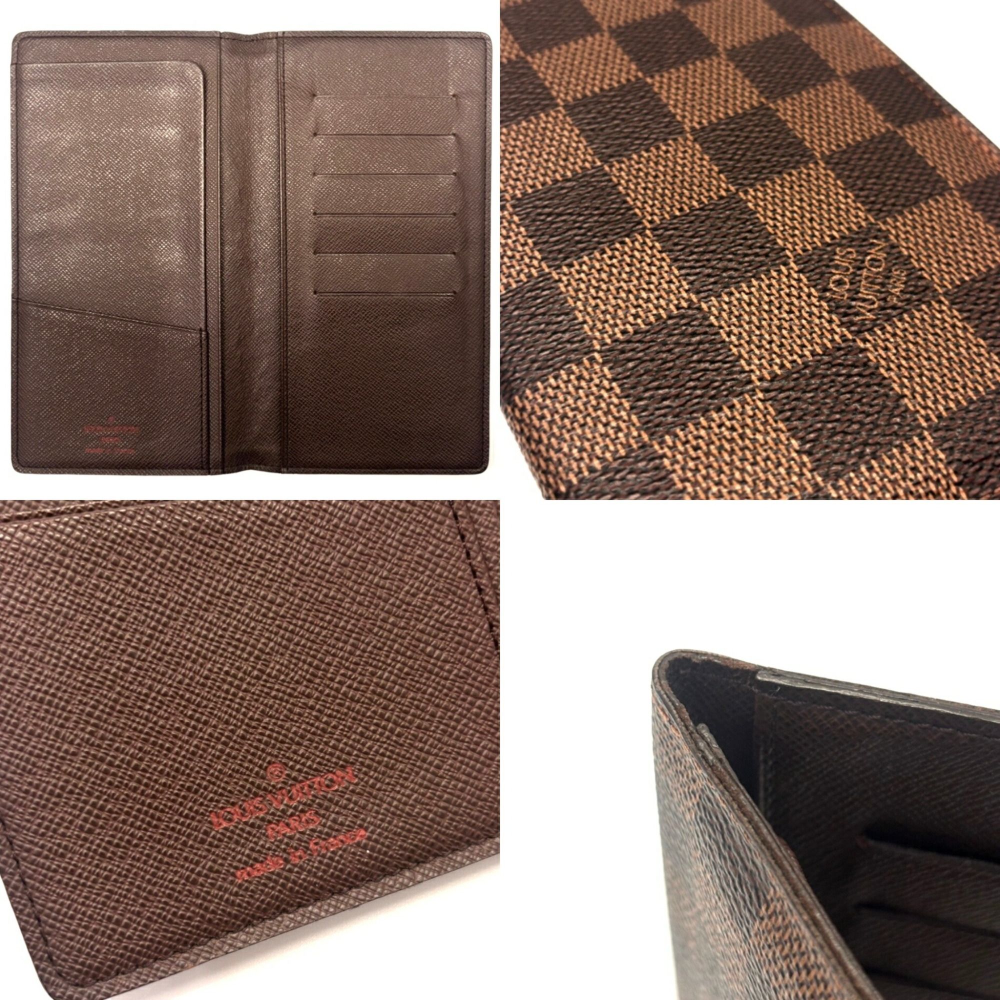 Damier Canvas Long Wallet (Bi-Fold) (Pre-Owned) - Louis Vuitton - Modalova