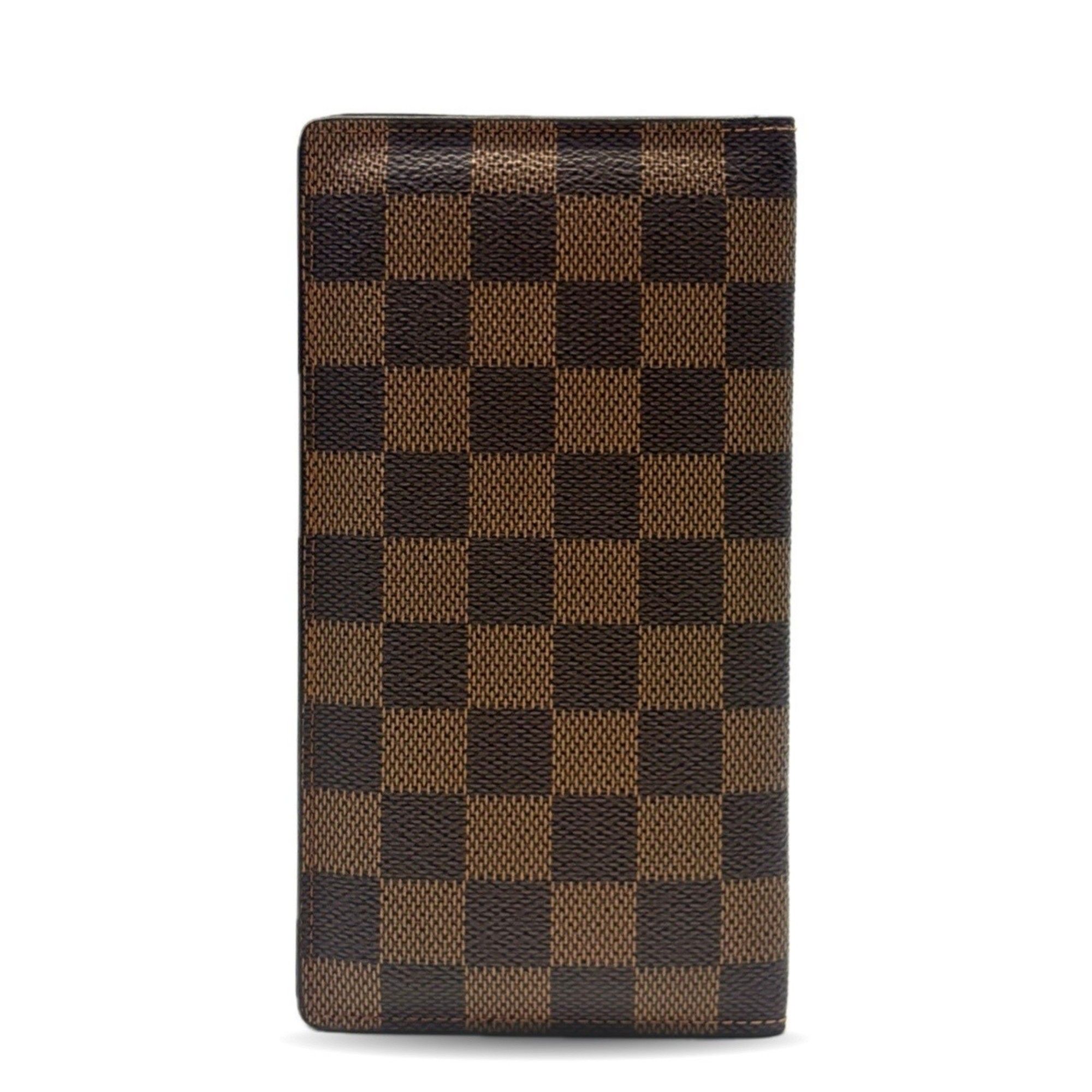 Damier Canvas Long Wallet (Bi-Fold) (Pre-Owned) - Louis Vuitton - Modalova