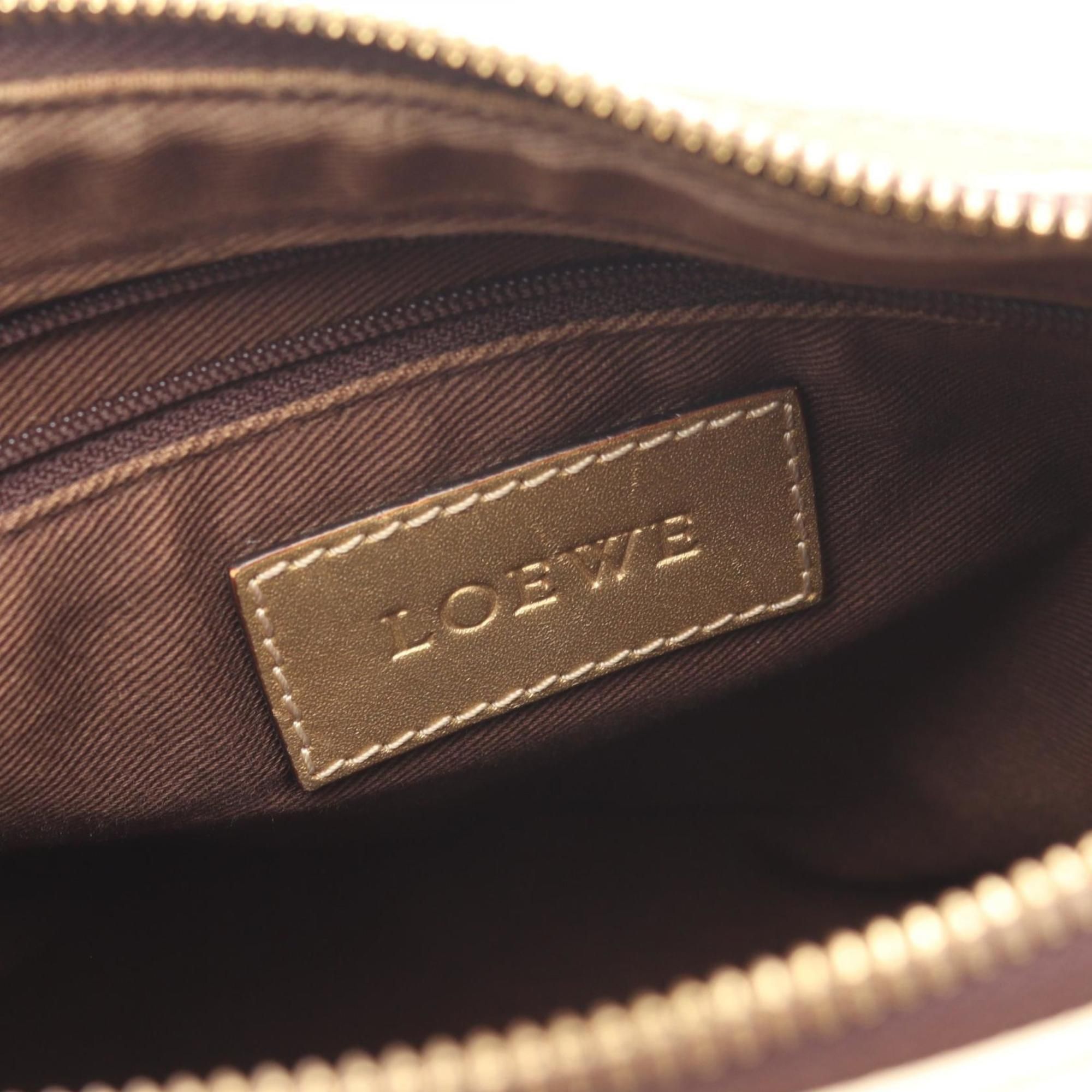 Coated Canvas Leather Shoulder Bag (Pre-Owned) - Loewe - Modalova