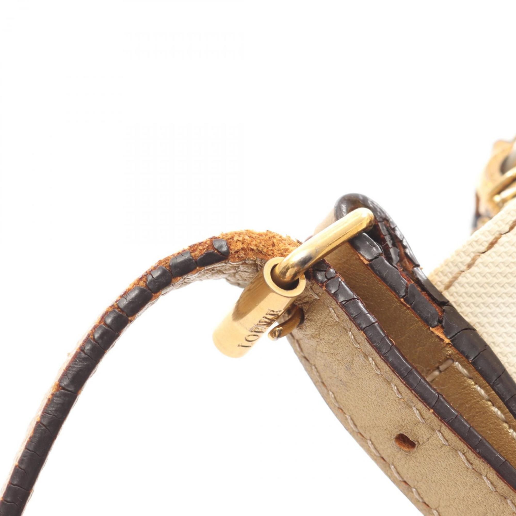 Coated Canvas Leather Shoulder Bag (Pre-Owned) - Loewe - Modalova