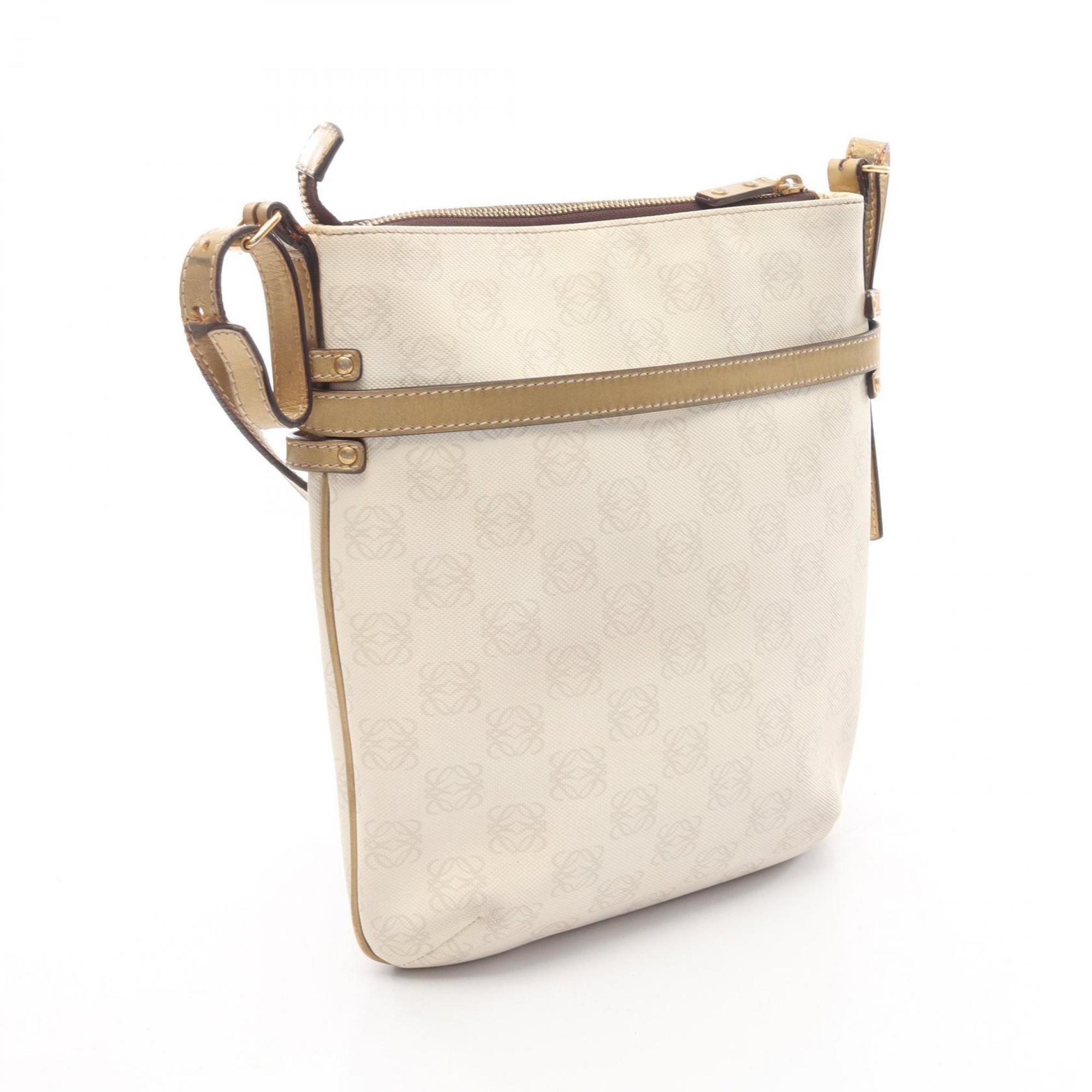 Coated Canvas Leather Shoulder Bag (Pre-Owned) - Loewe - Modalova