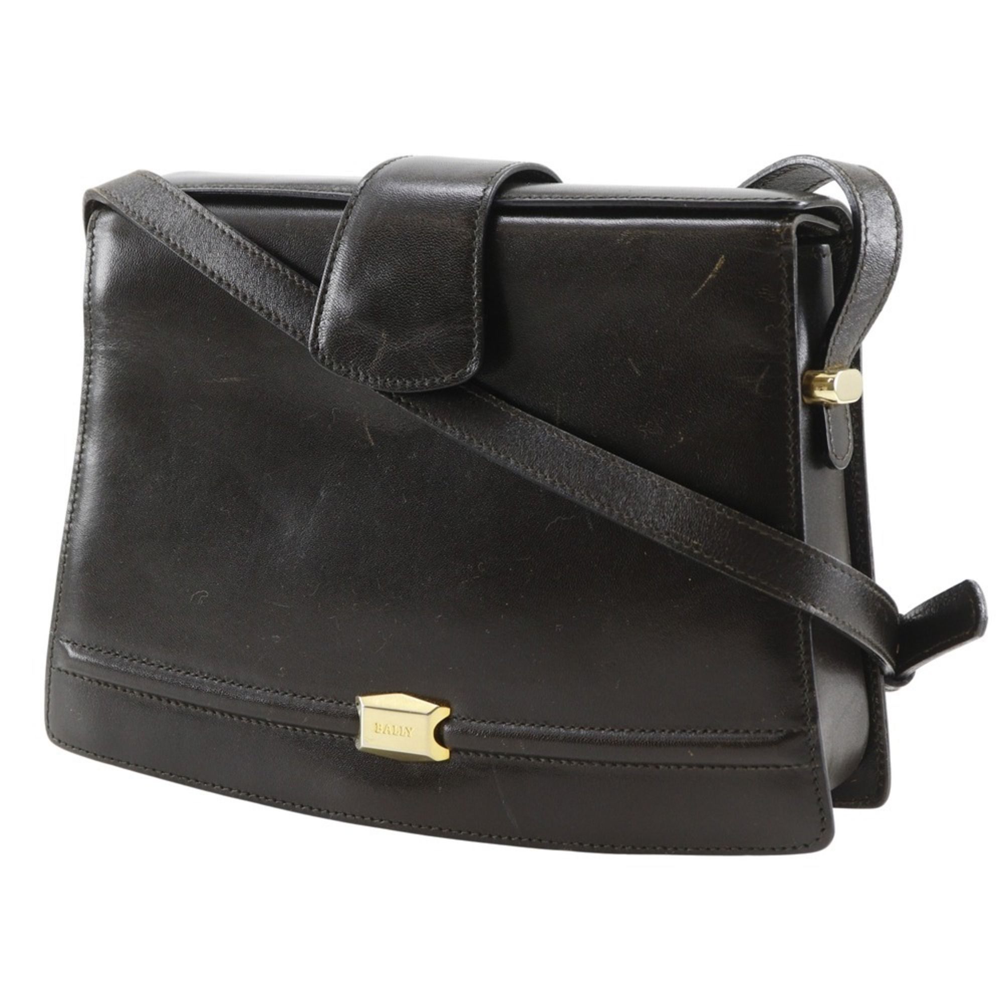Leather Shoulder Bag (Pre-Owned) - Bally - Modalova