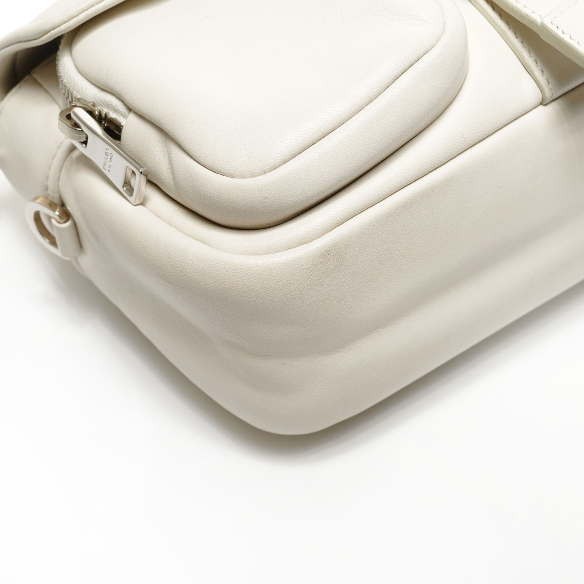 Nappa Leather Shoulder Bag (Pre-Owned) - Prada - Modalova