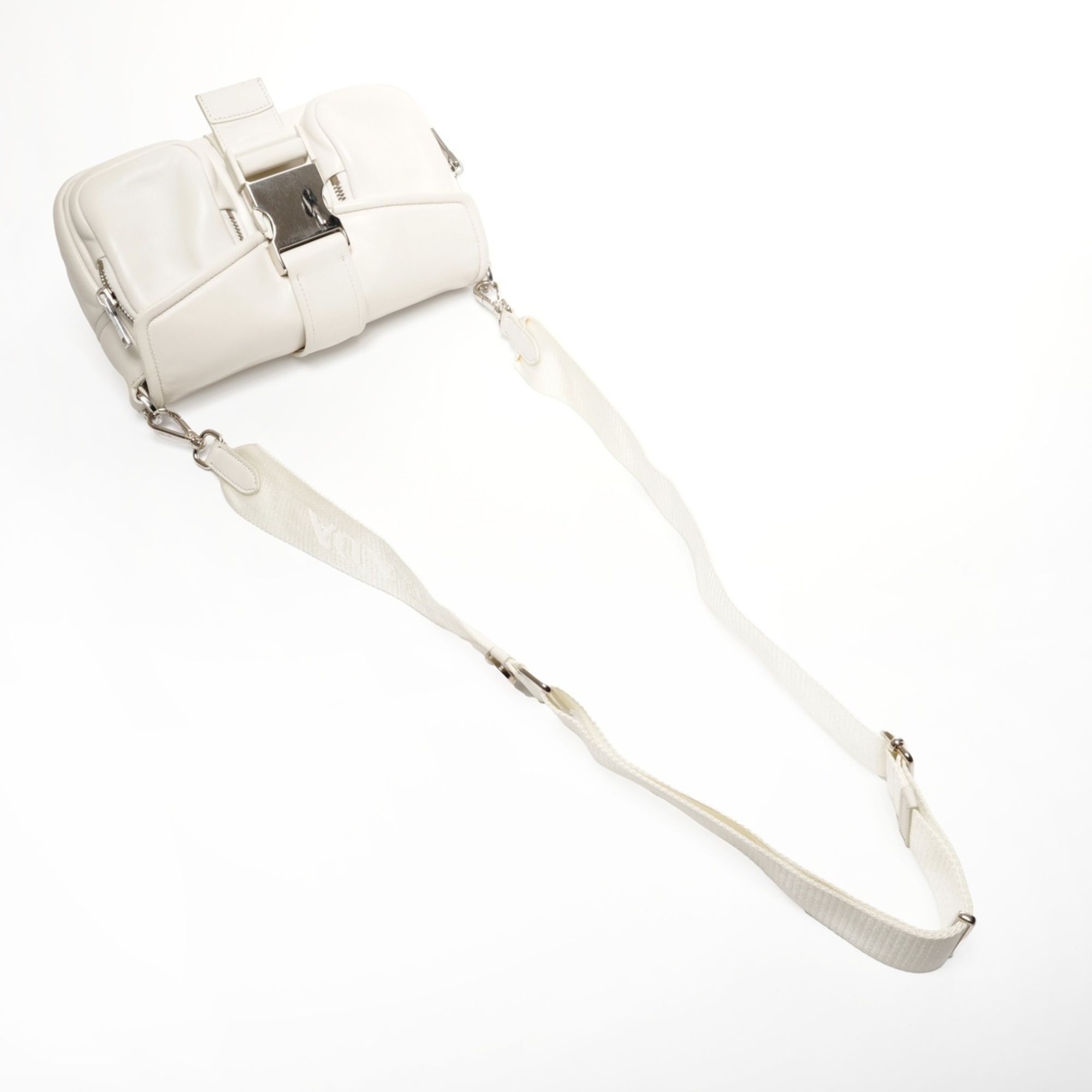 Nappa Leather Shoulder Bag (Pre-Owned) - Prada - Modalova