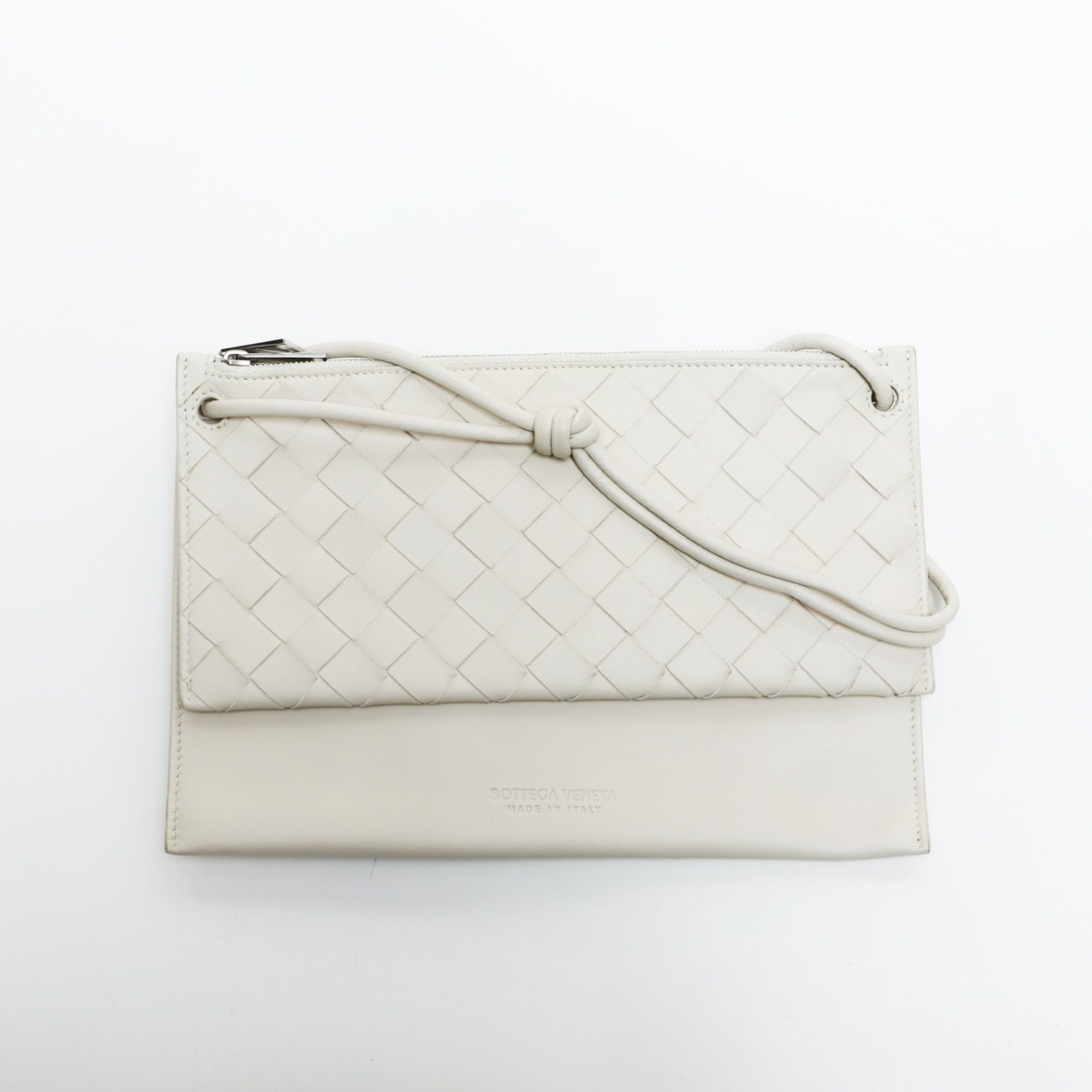 Leather Shoulder Bag (Pre-Owned) - Bottega Veneta - Modalova