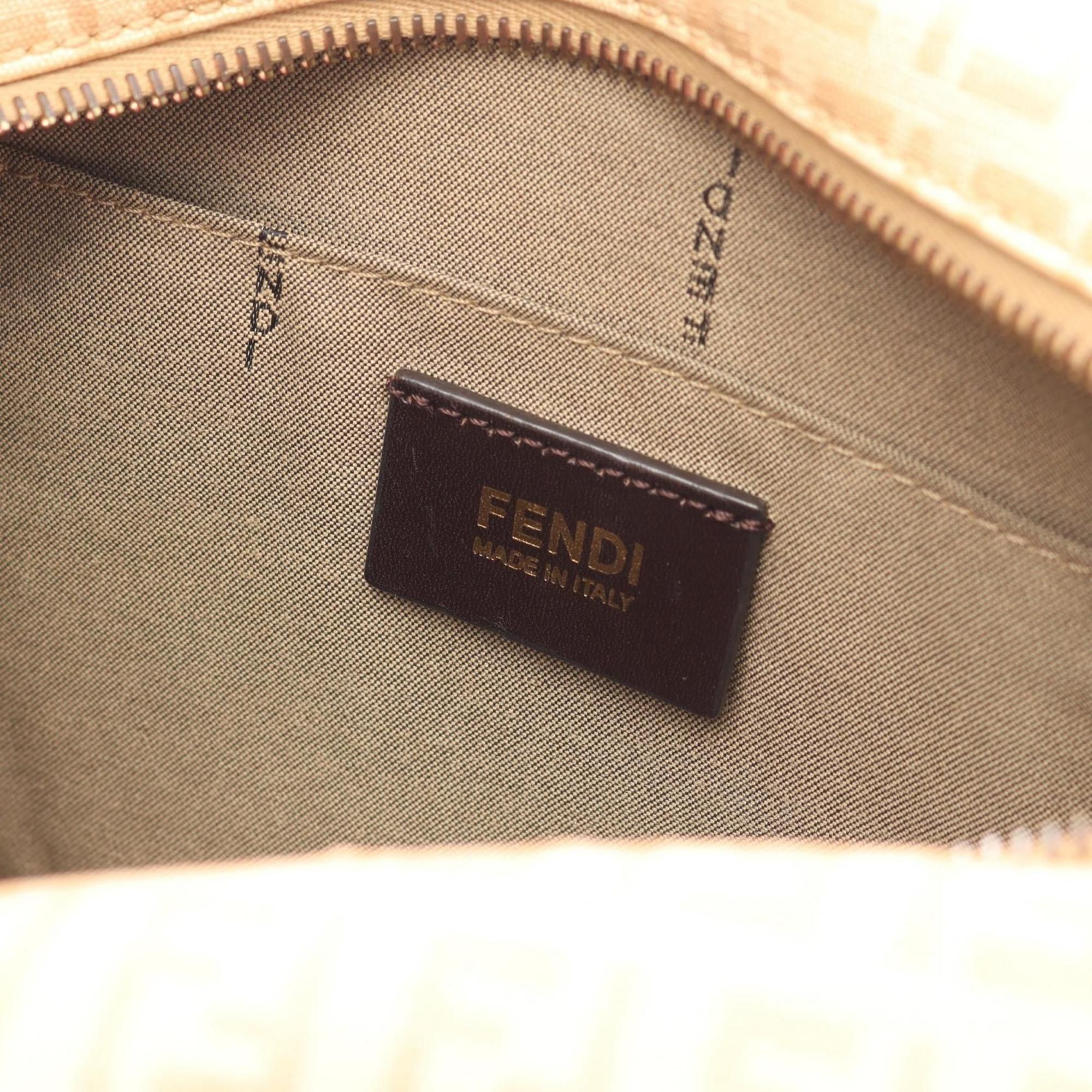 Coated Canvas Leather Shoulder Bag (Pre-Owned) - Fendi - Modalova