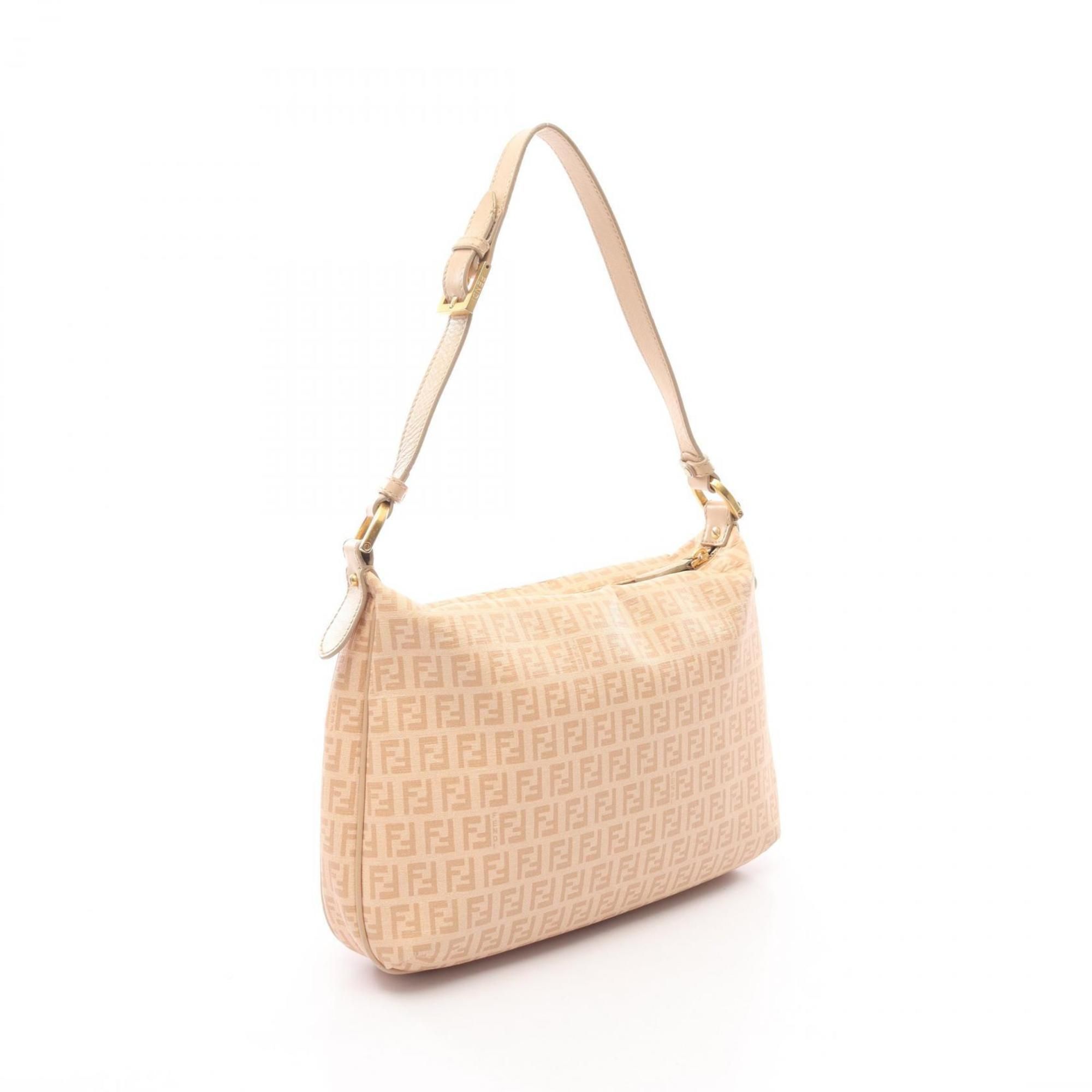 Coated Canvas Leather Shoulder Bag (Pre-Owned) - Fendi - Modalova