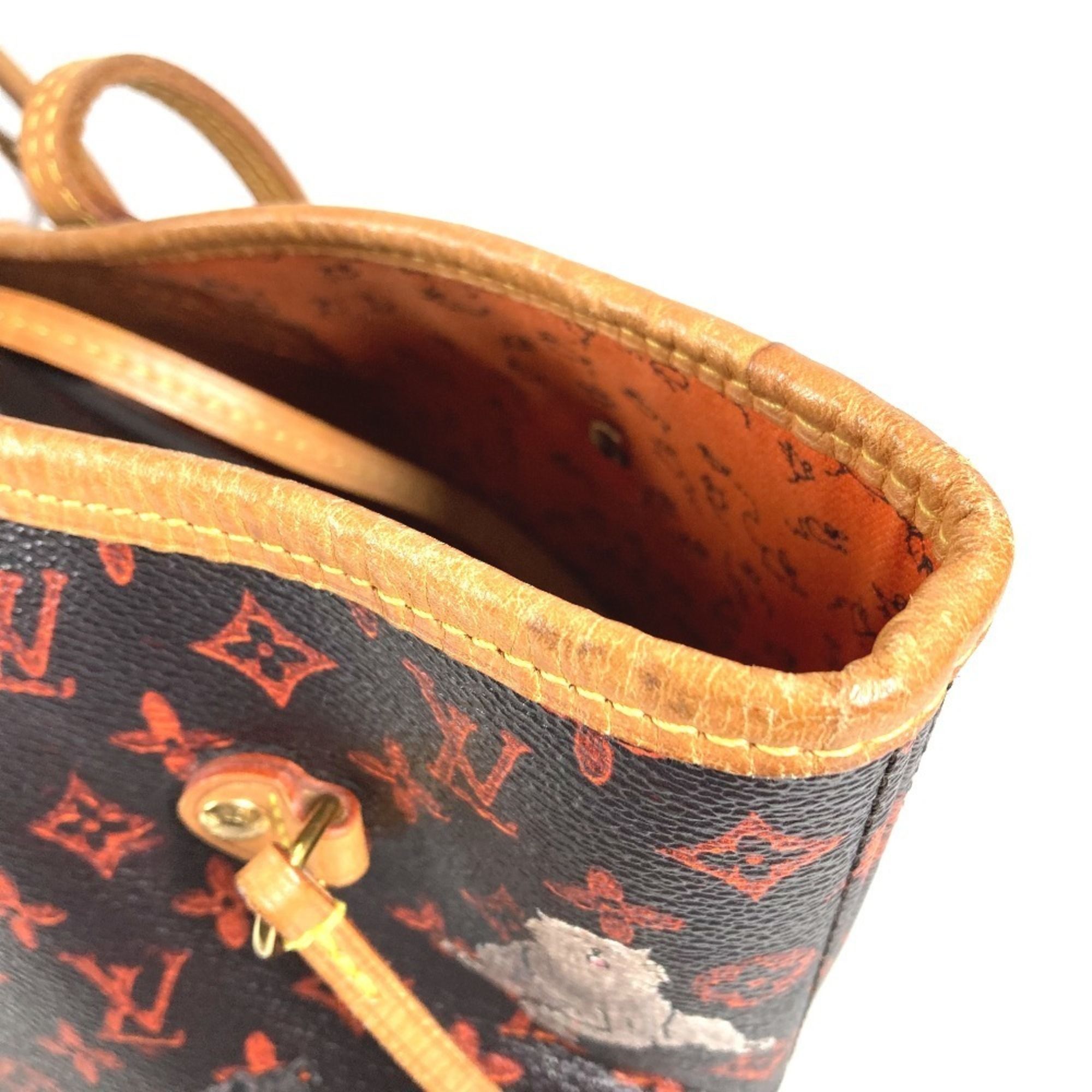 Monogram Leather Pouch Shoulder Bag Tote Bag (Pre-Owned) - Louis Vuitton - Modalova