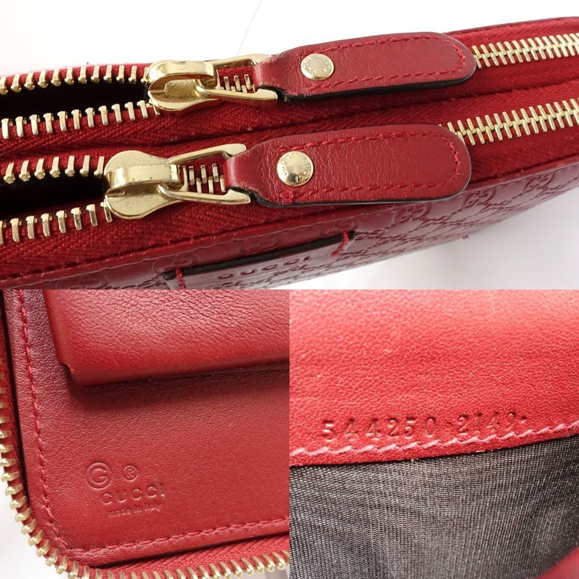 Leather Long Wallet (Bi-Fold) (Pre-Owned) - Gucci - Modalova