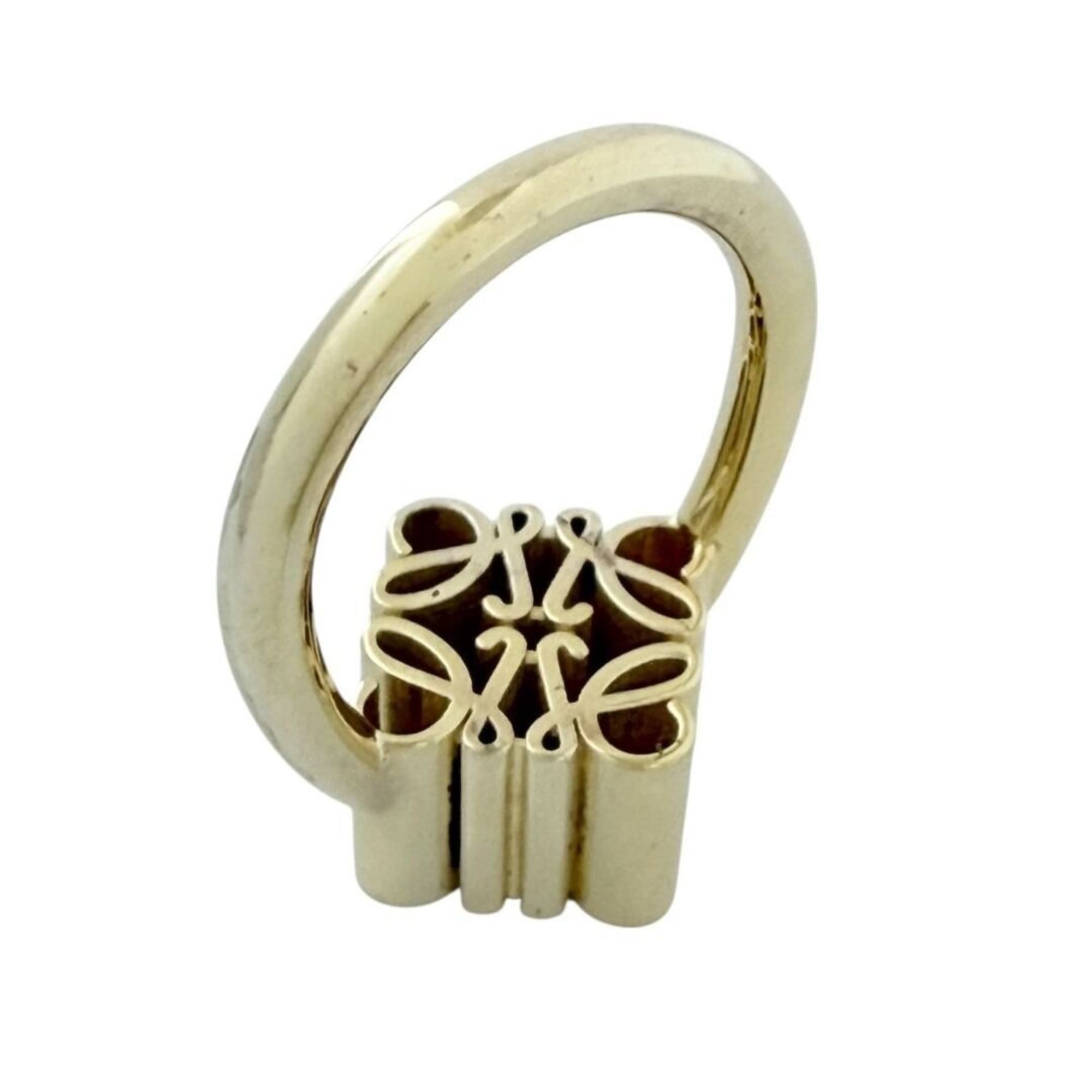 Gold Plating Silver 925 Band Ring (Pre-Owned) - Loewe - Modalova