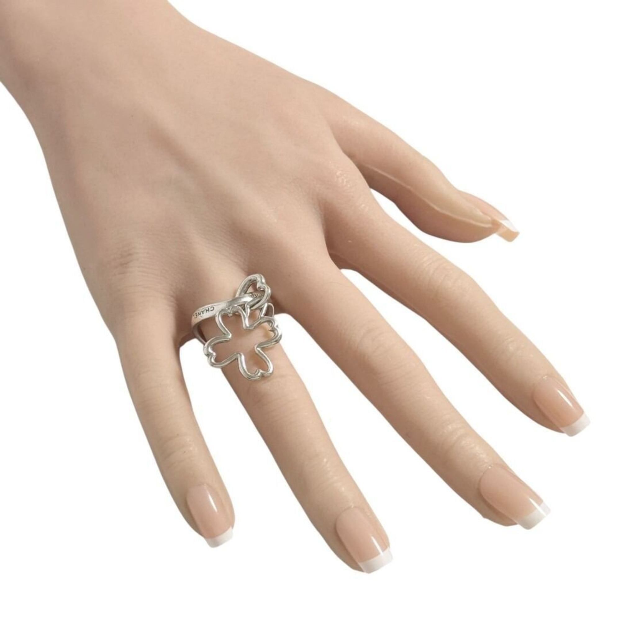 Silver 925 Band Ring (Pre-Owned) - Chanel - Modalova