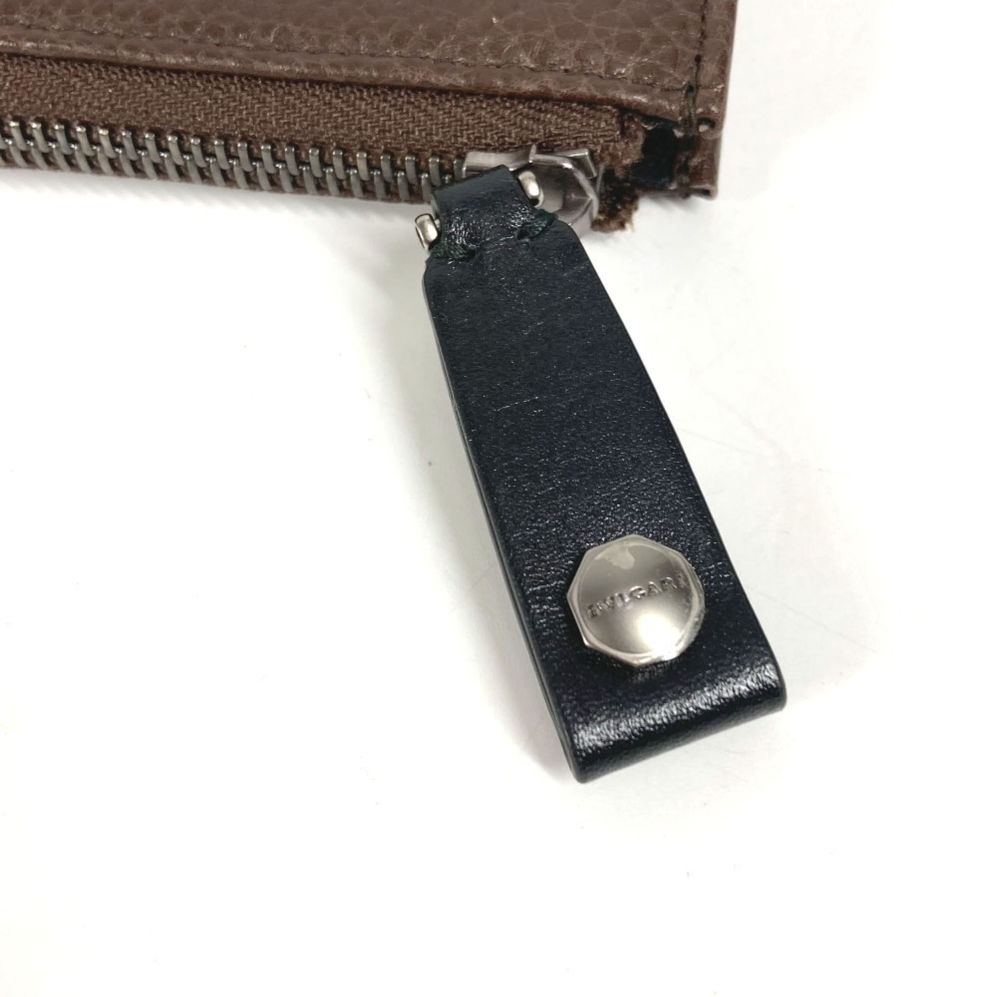 Leather Clutch Bag (Pre-Owned) - Bvlgari - Modalova