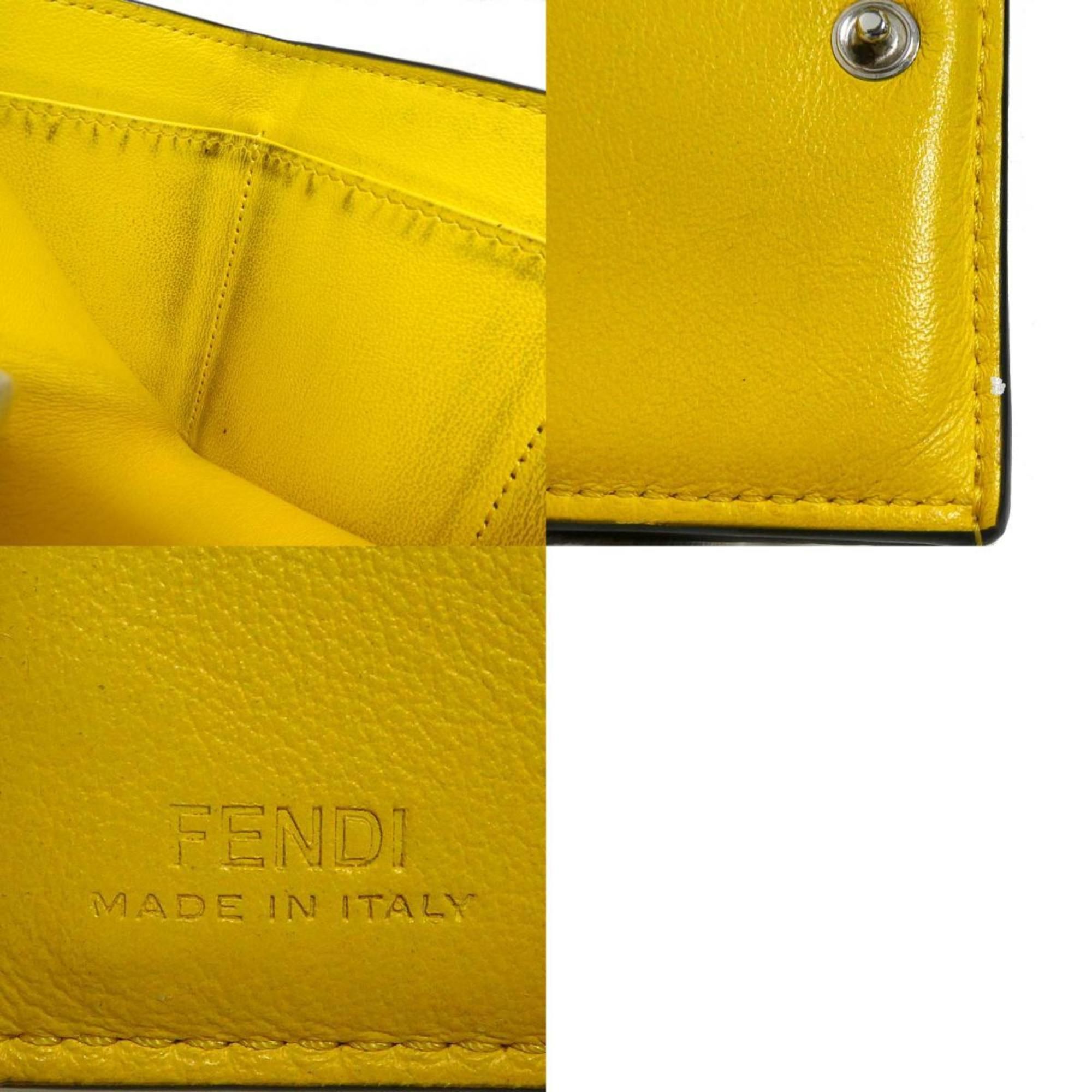 Leather Wallet (Tri-Fold) (Pre-Owned) - Fendi - Modalova