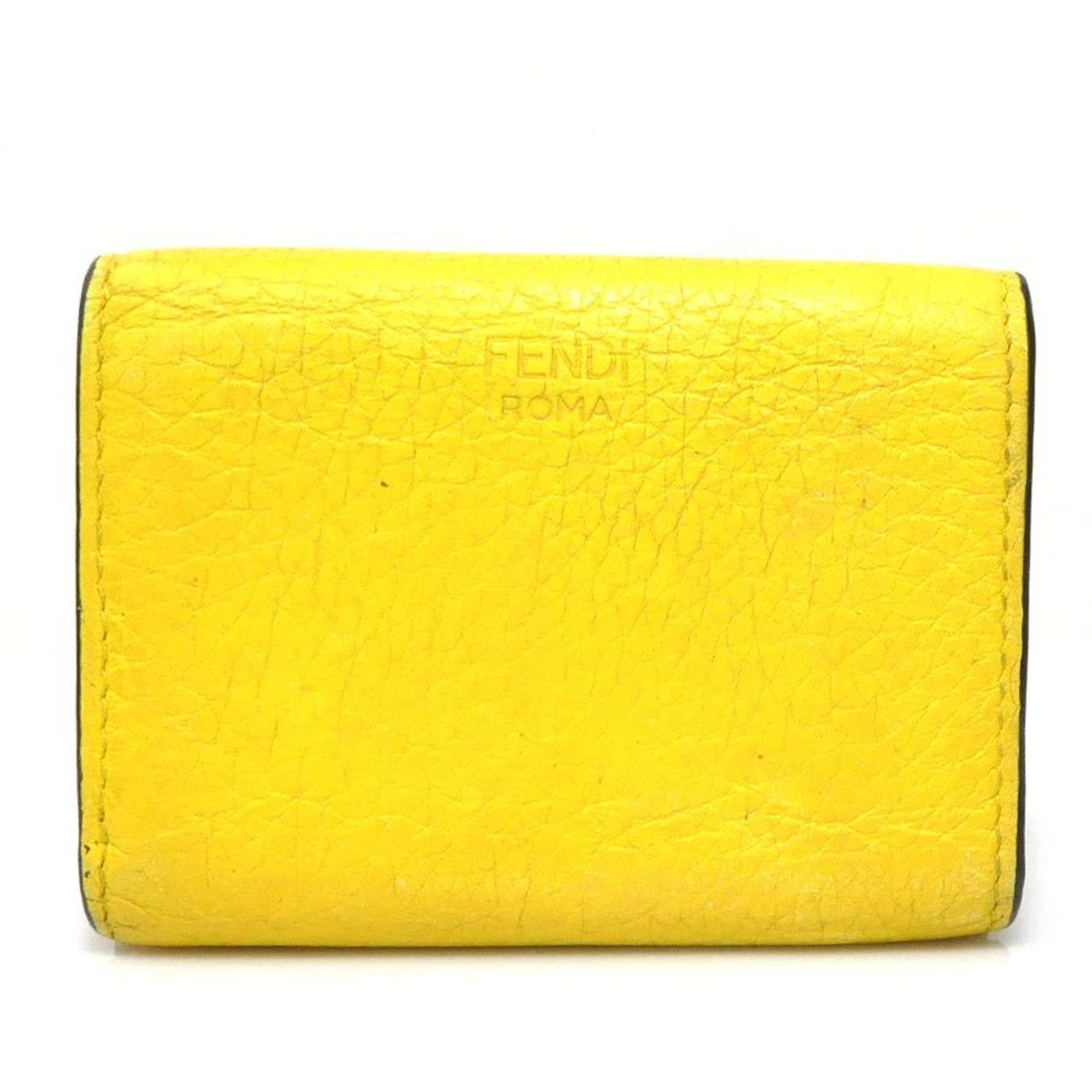 Leather Wallet (Tri-Fold) (Pre-Owned) - Fendi - Modalova