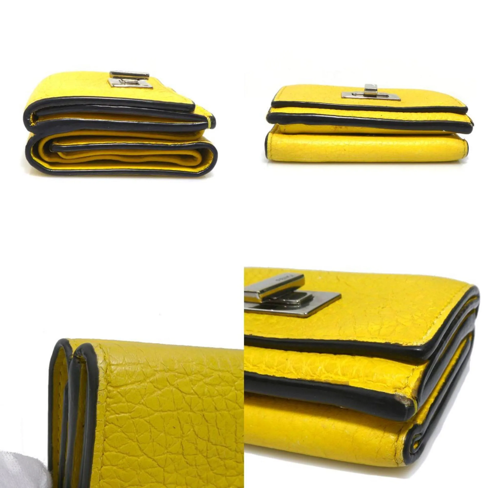 Leather Wallet (Tri-Fold) (Pre-Owned) - Fendi - Modalova