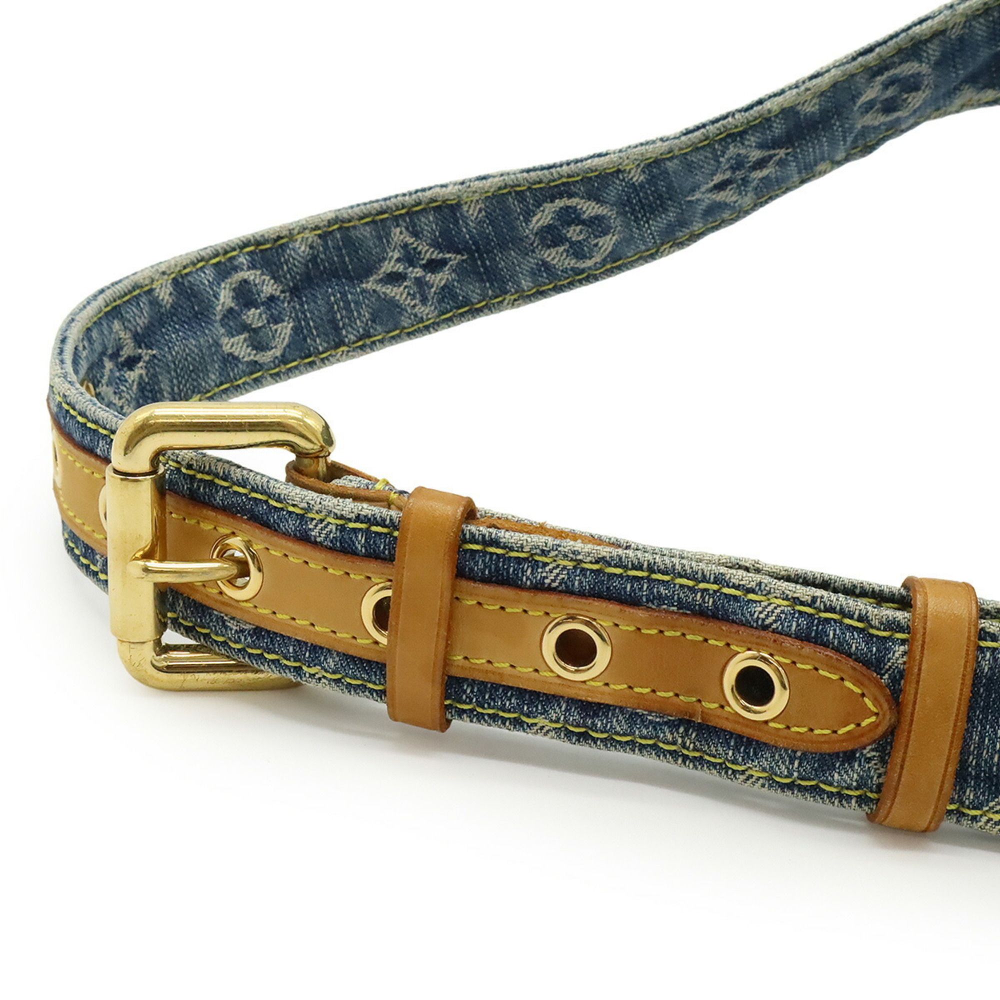 Monogram Denim Fanny Pack Sling Bag (Pre-Owned) - Louis Vuitton - Modalova
