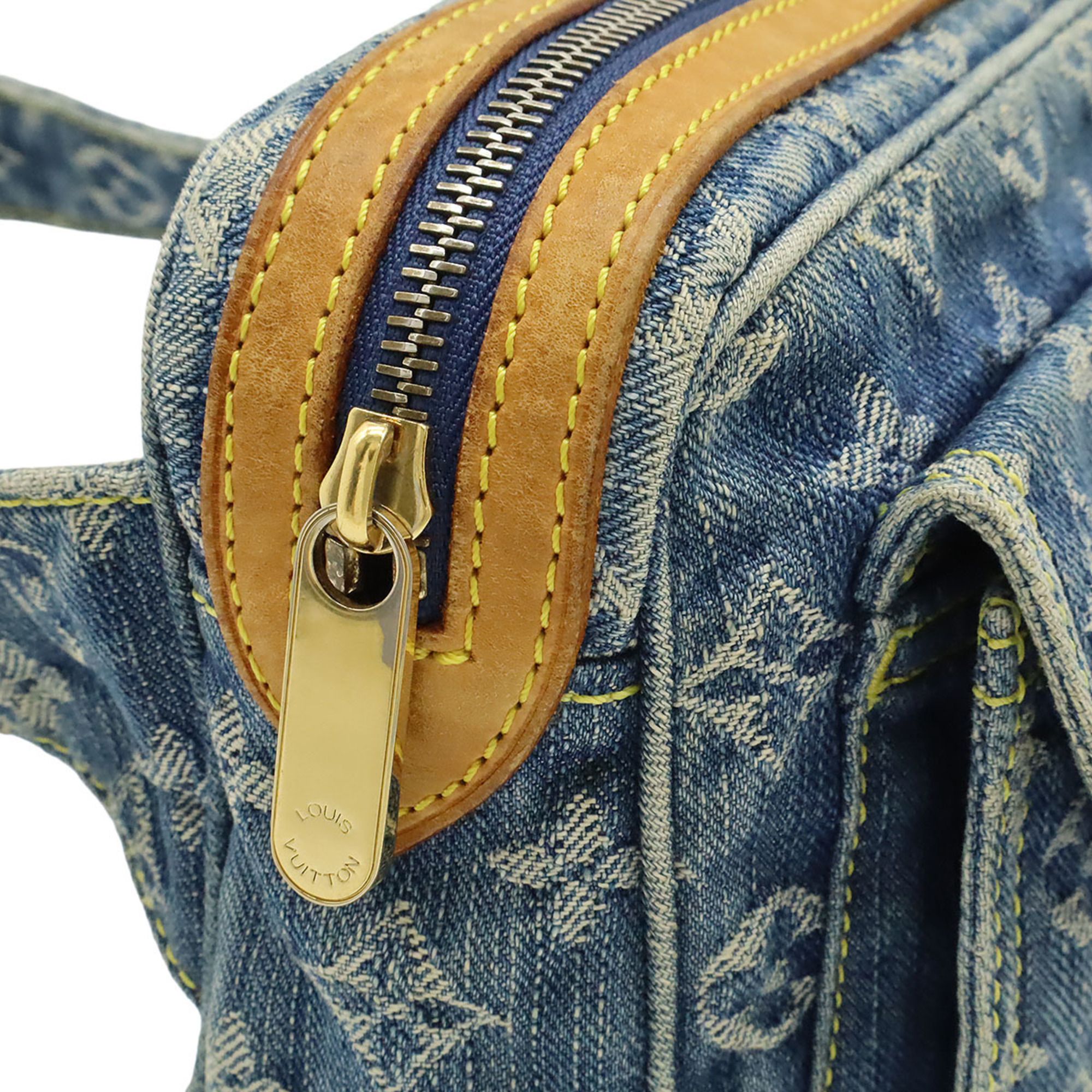 Monogram Denim Fanny Pack Sling Bag (Pre-Owned) - Louis Vuitton - Modalova