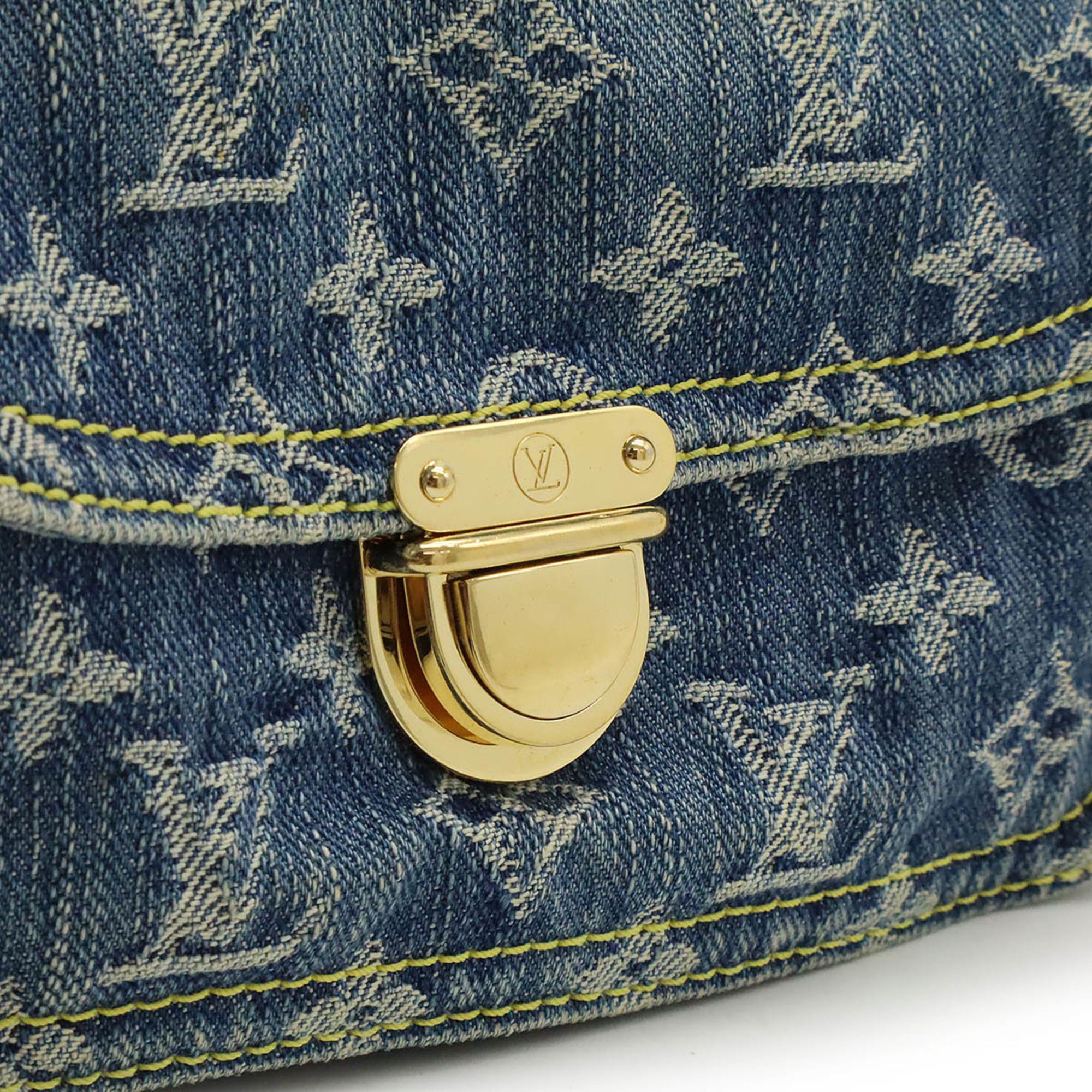 Monogram Denim Fanny Pack Sling Bag (Pre-Owned) - Louis Vuitton - Modalova