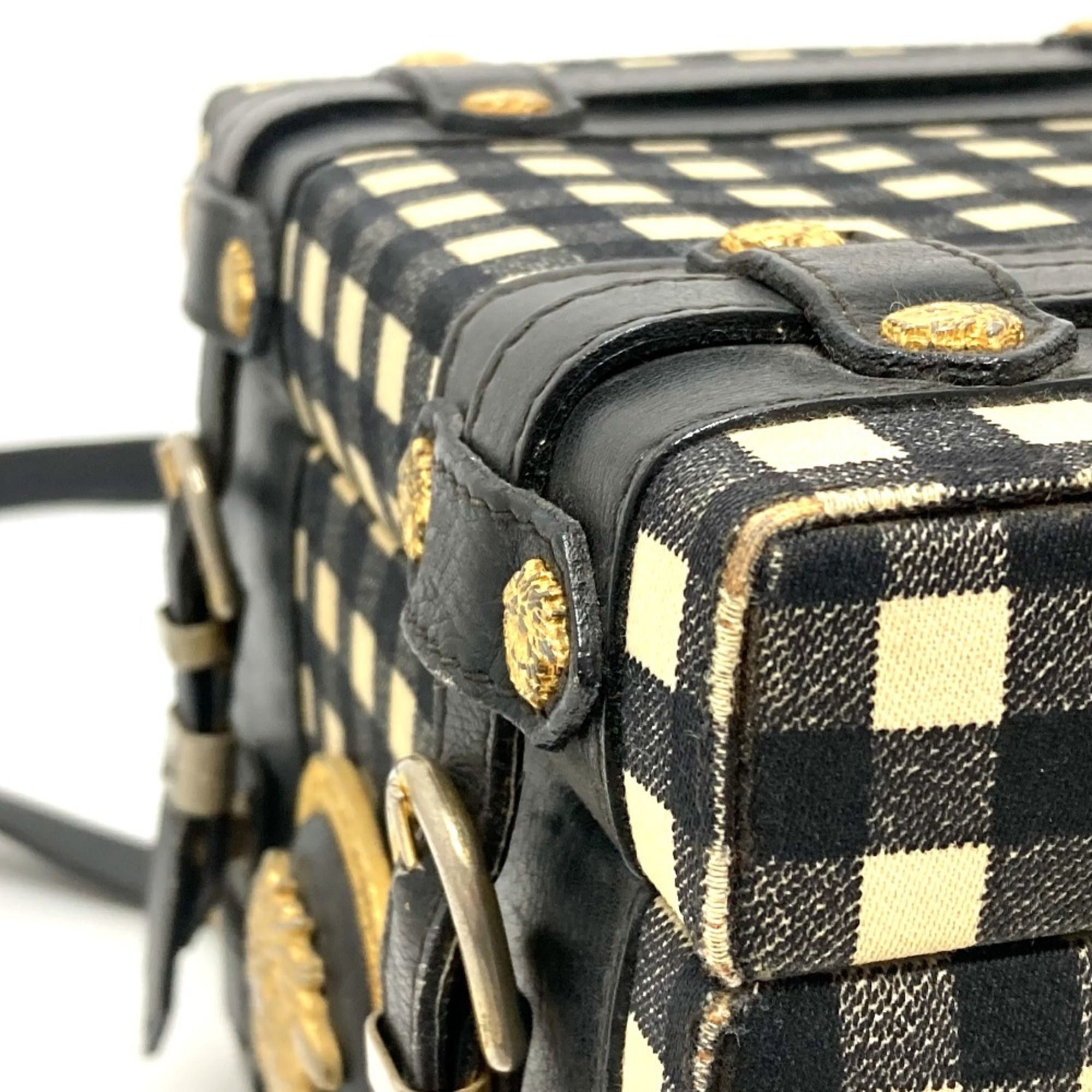 Leather Shoulder Bag (Pre-Owned) - Versace - Modalova