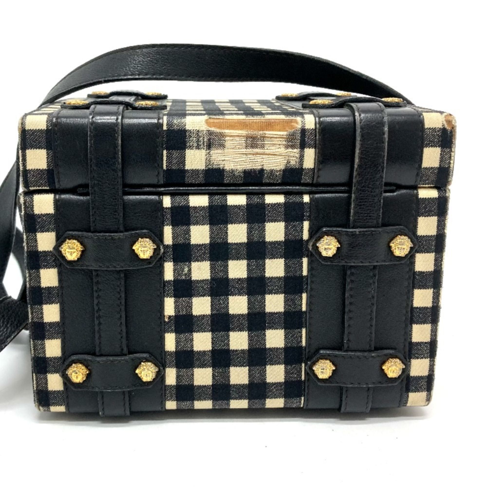 Leather Shoulder Bag (Pre-Owned) - Versace - Modalova