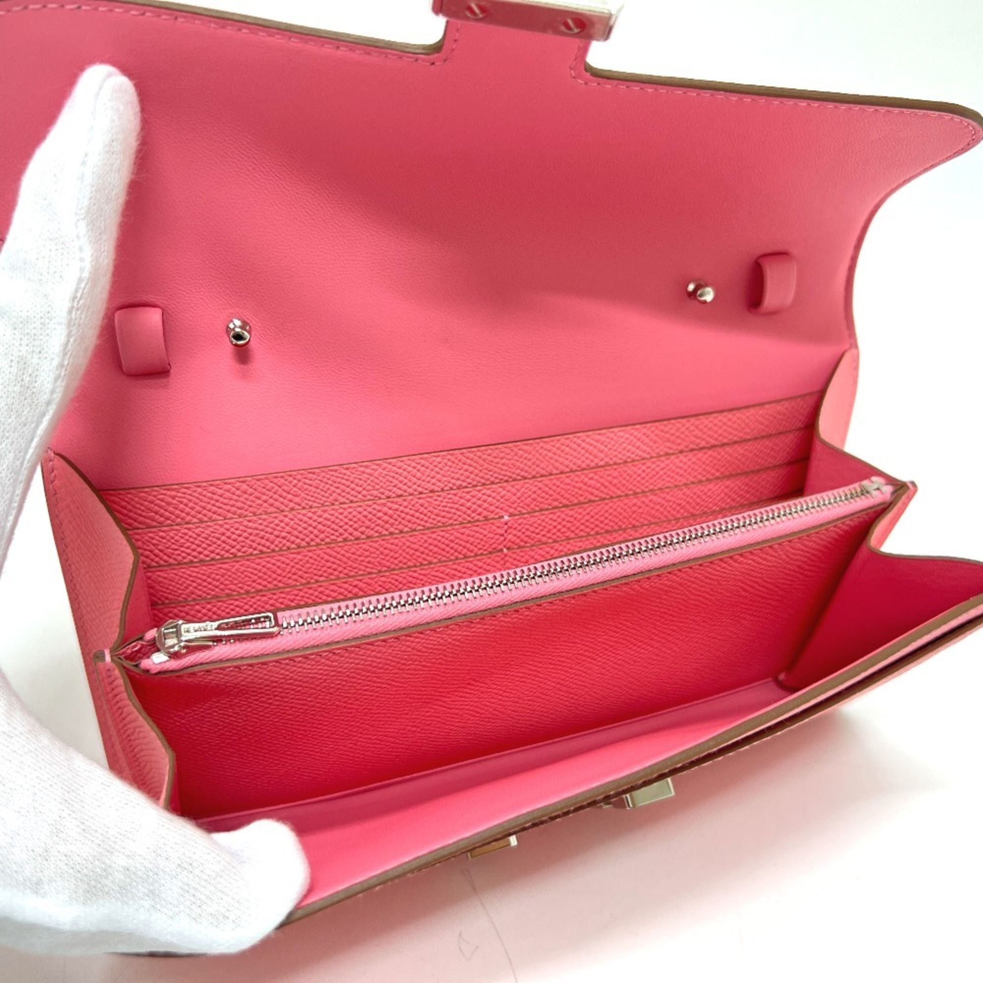 Epsom Leather Chain/Shoulder Wallet (Pre-Owned) - Hermes - Modalova