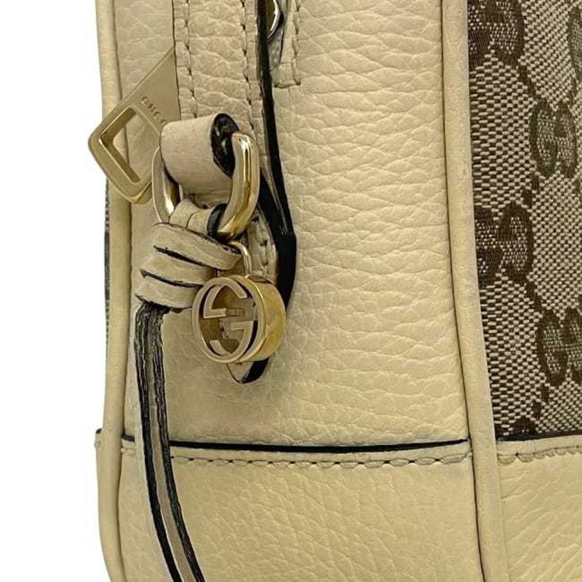 Canvas Leather Shoulder Bag (Pre-Owned) - Gucci - Modalova
