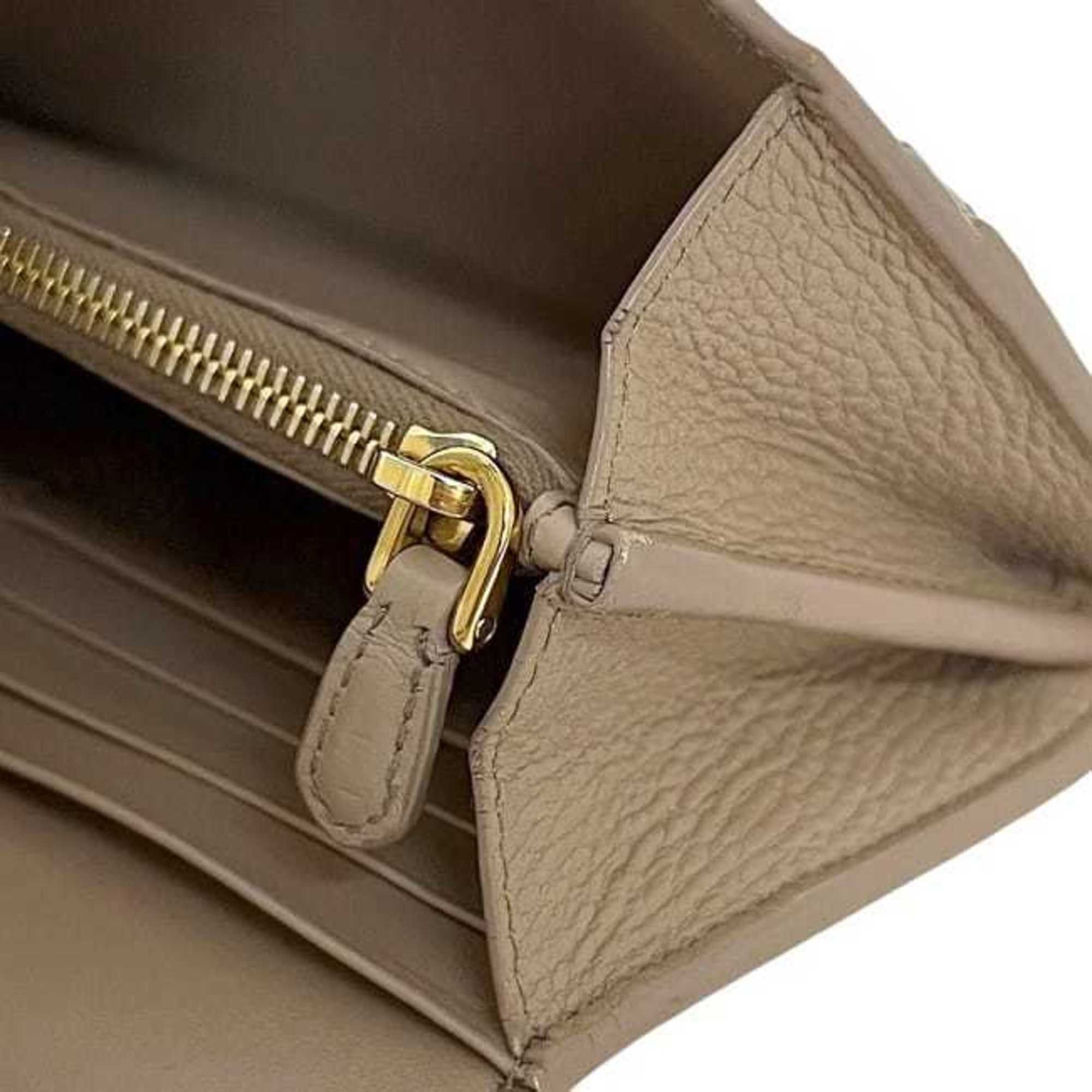 Leather Long Wallet (Bi-Fold) (Pre-Owned) - Prada - Modalova