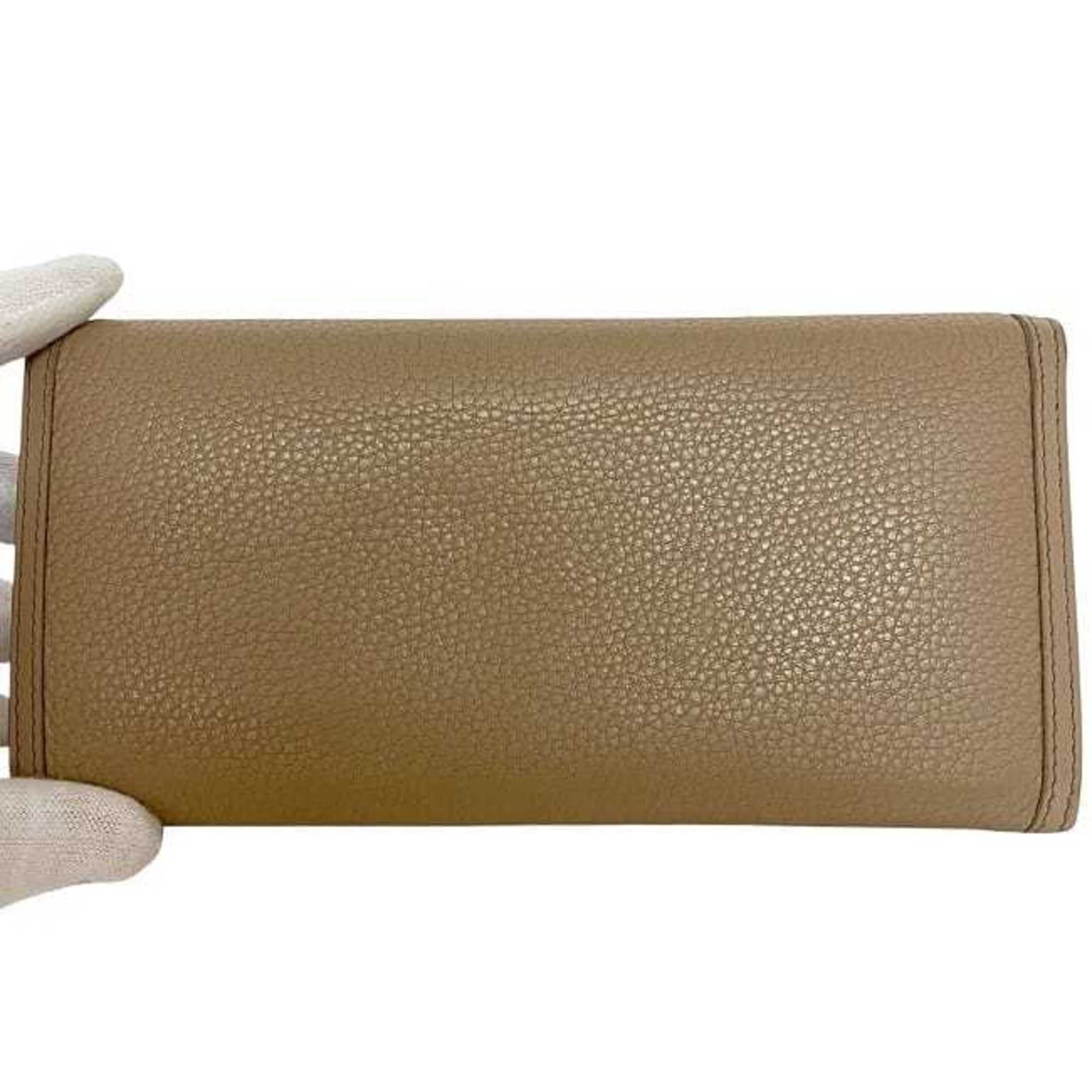 Leather Long Wallet (Bi-Fold) (Pre-Owned) - Prada - Modalova