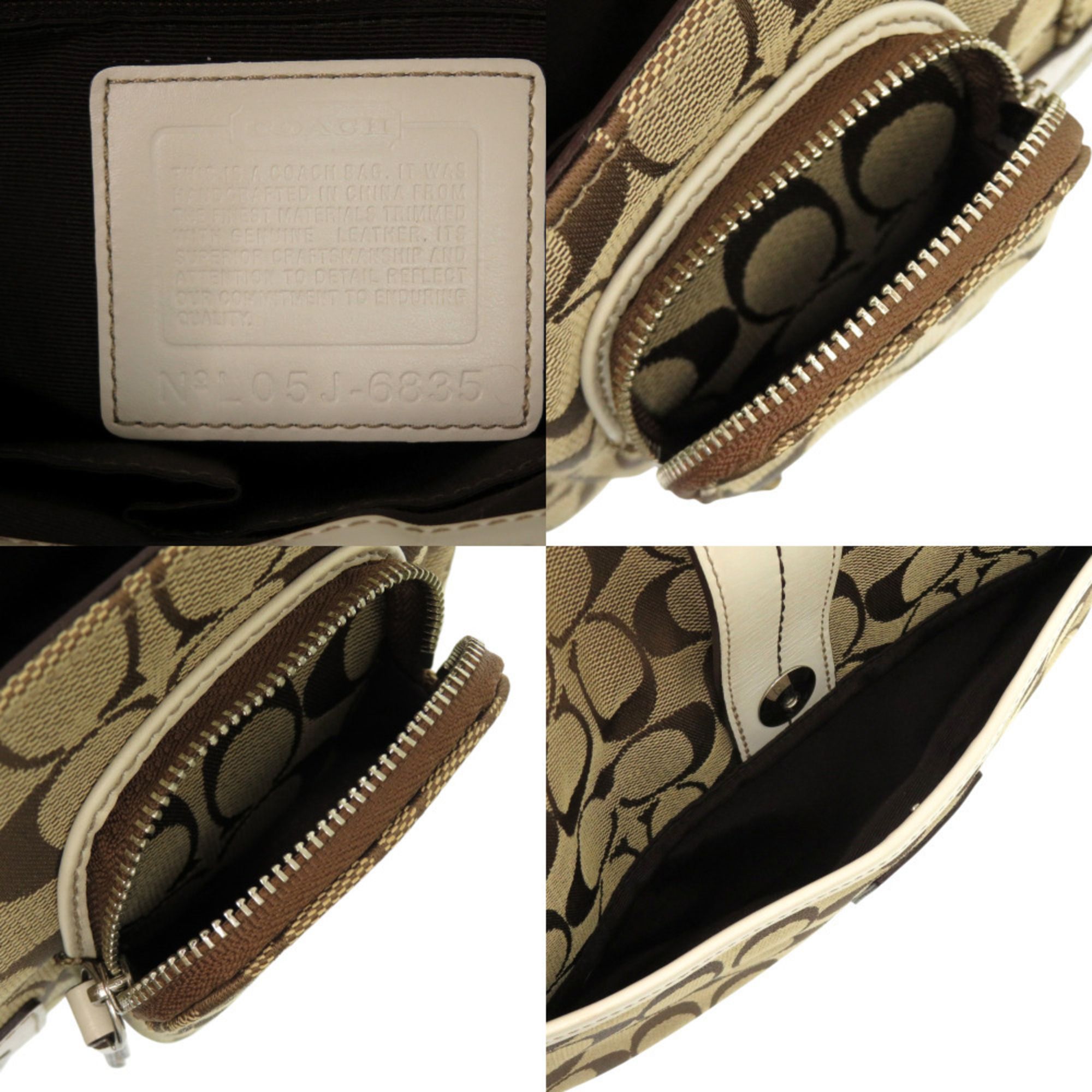 Leather Canvas Shoulder Bag (Pre-Owned) - Coach - Modalova