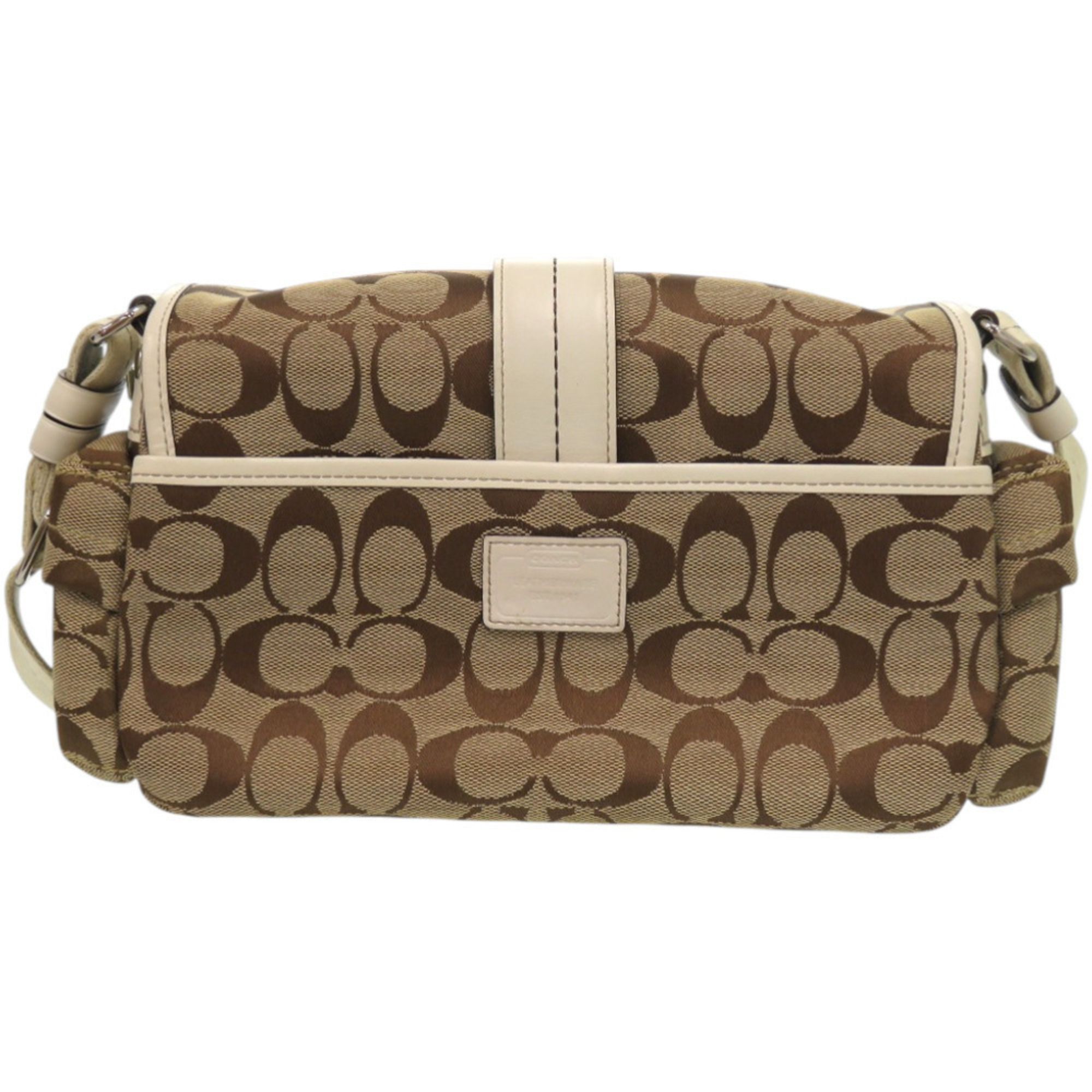 Leather Canvas Shoulder Bag (Pre-Owned) - Coach - Modalova
