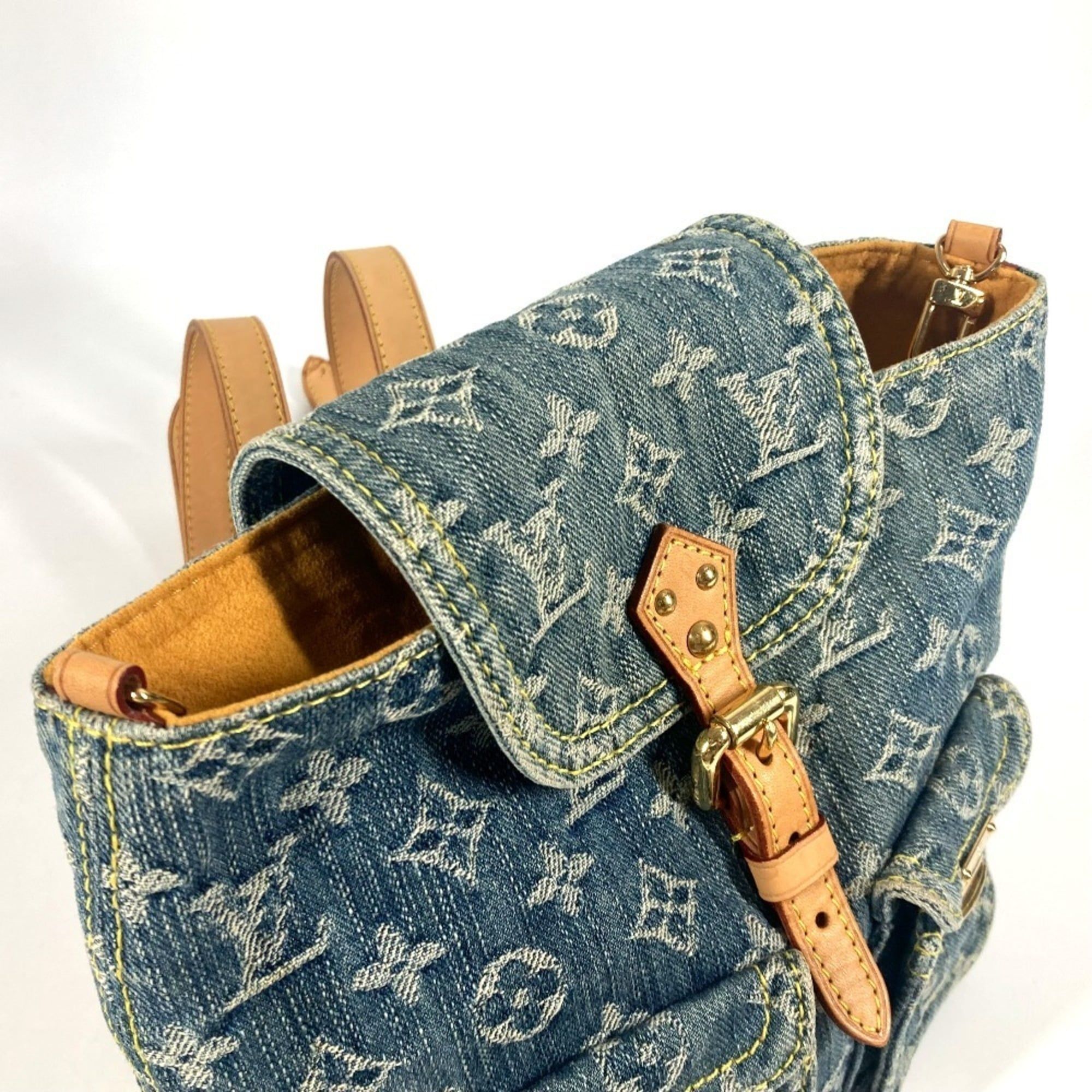 Denim Backpack (Pre-Owned) - Louis Vuitton - Modalova