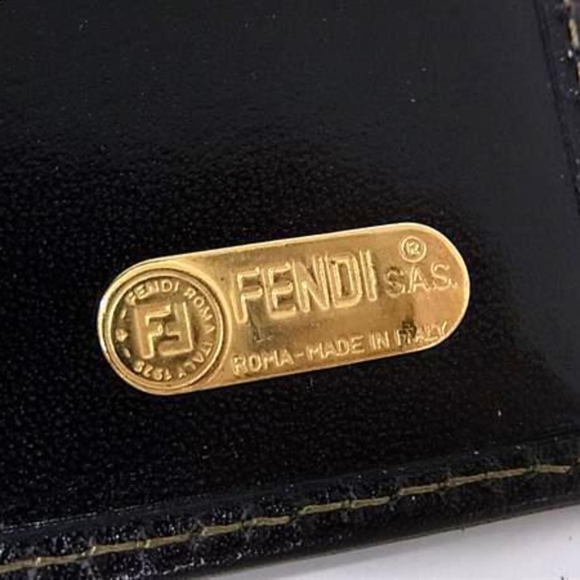 Canvas Leather Wallet (Bi-Fold) (Pre-Owned) - Fendi - Modalova