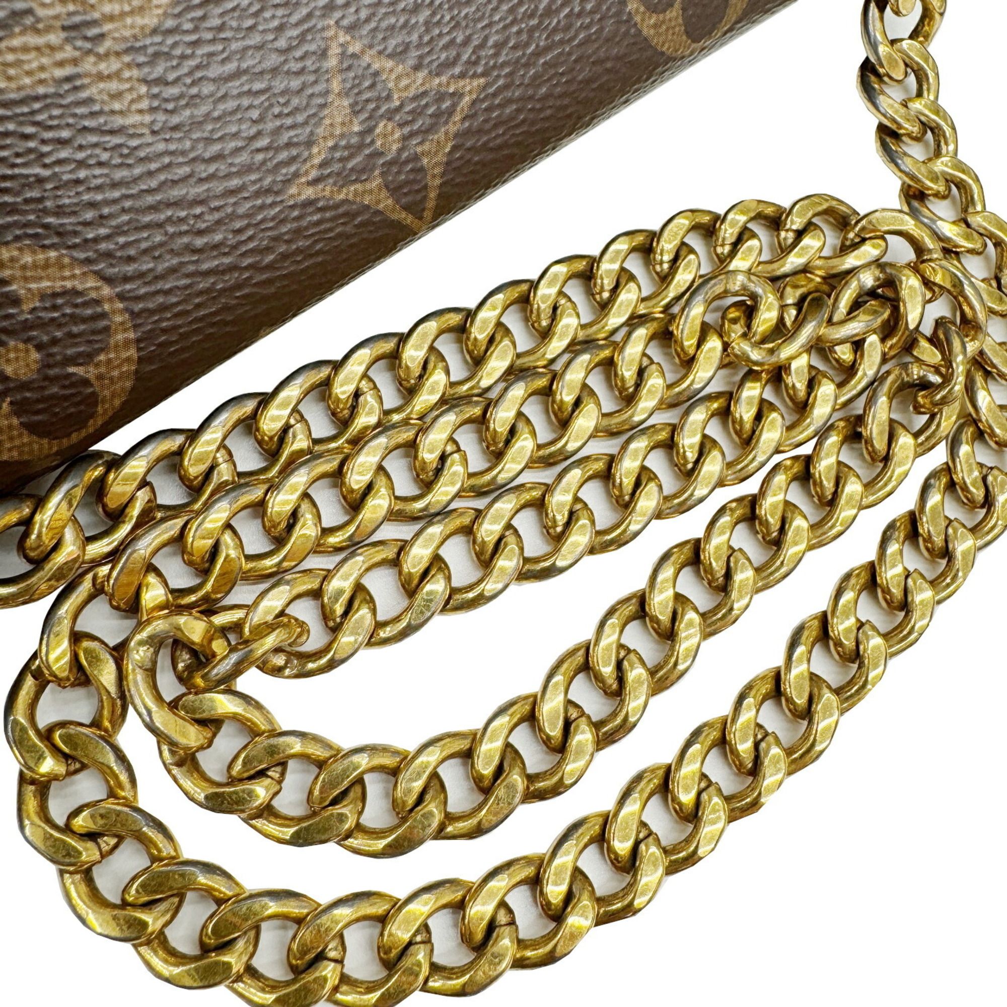 Monogram Monogram Leather Shoulder Bag (Pre-Owned) - Louis Vuitton - Modalova