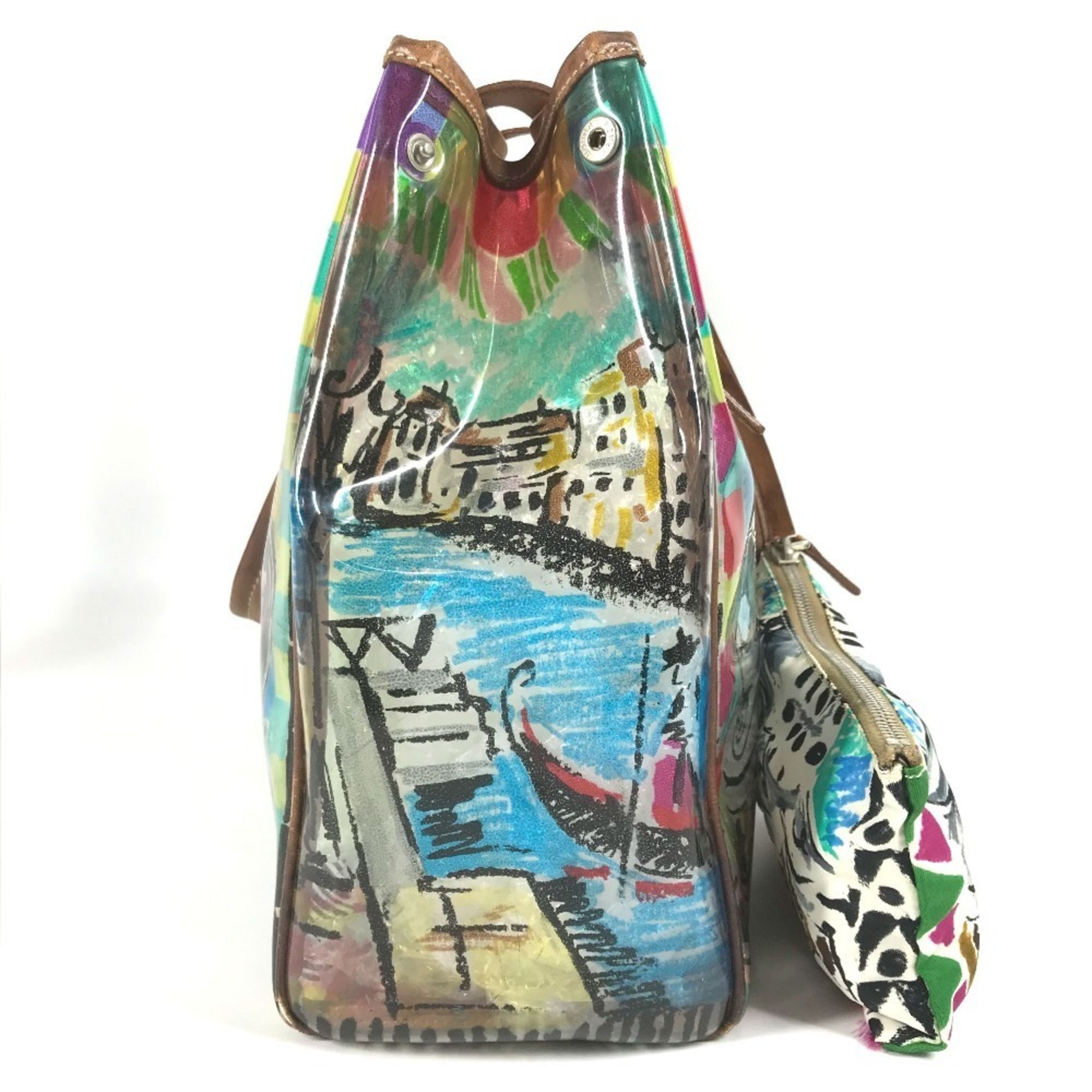 Vinyl Shoulder Bag Tote Bag (Pre-Owned) - Prada - Modalova