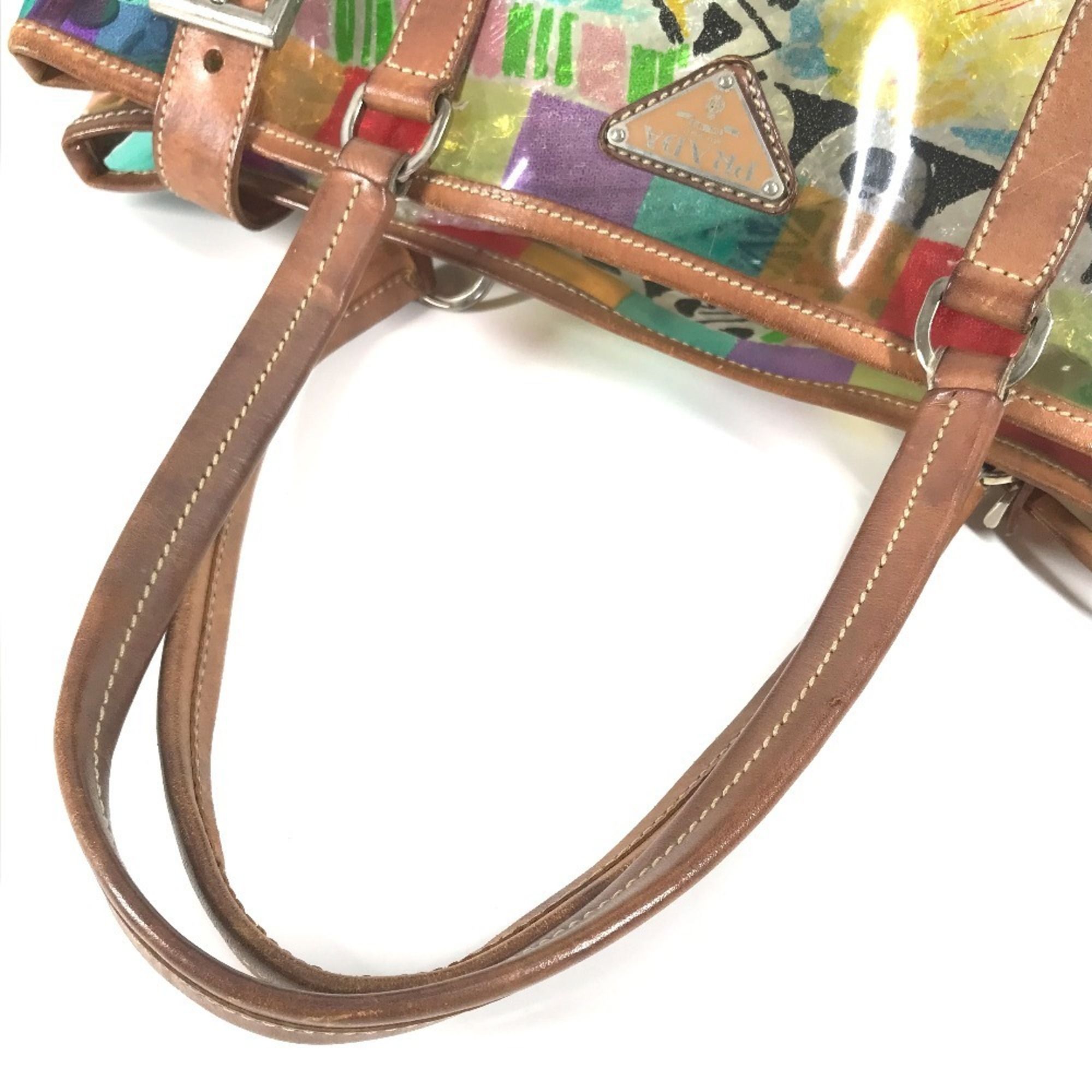 Vinyl Shoulder Bag Tote Bag (Pre-Owned) - Prada - Modalova