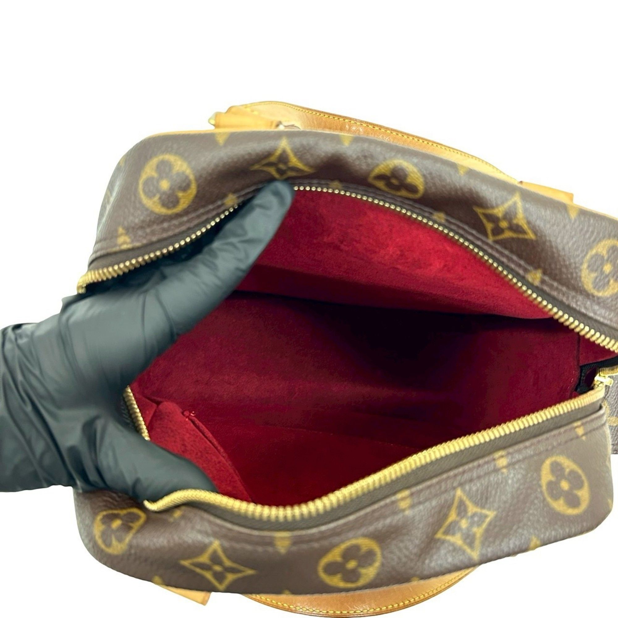 Leather Pvc Boston Bag Handbag (Pre-Owned) - Louis Vuitton - Modalova