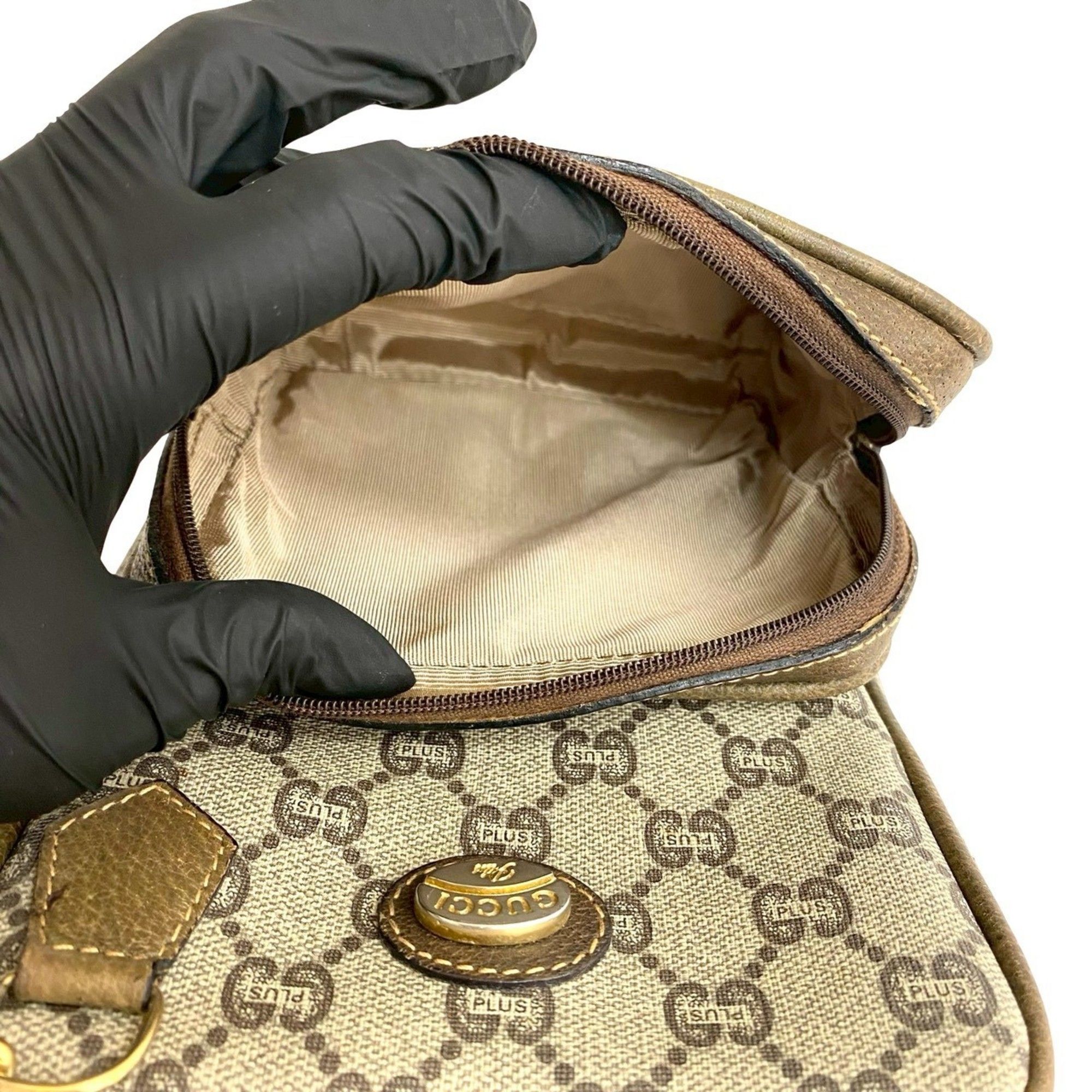 Leather Pvc Pochette Shoulder Bag (Pre-Owned) - Gucci - Modalova