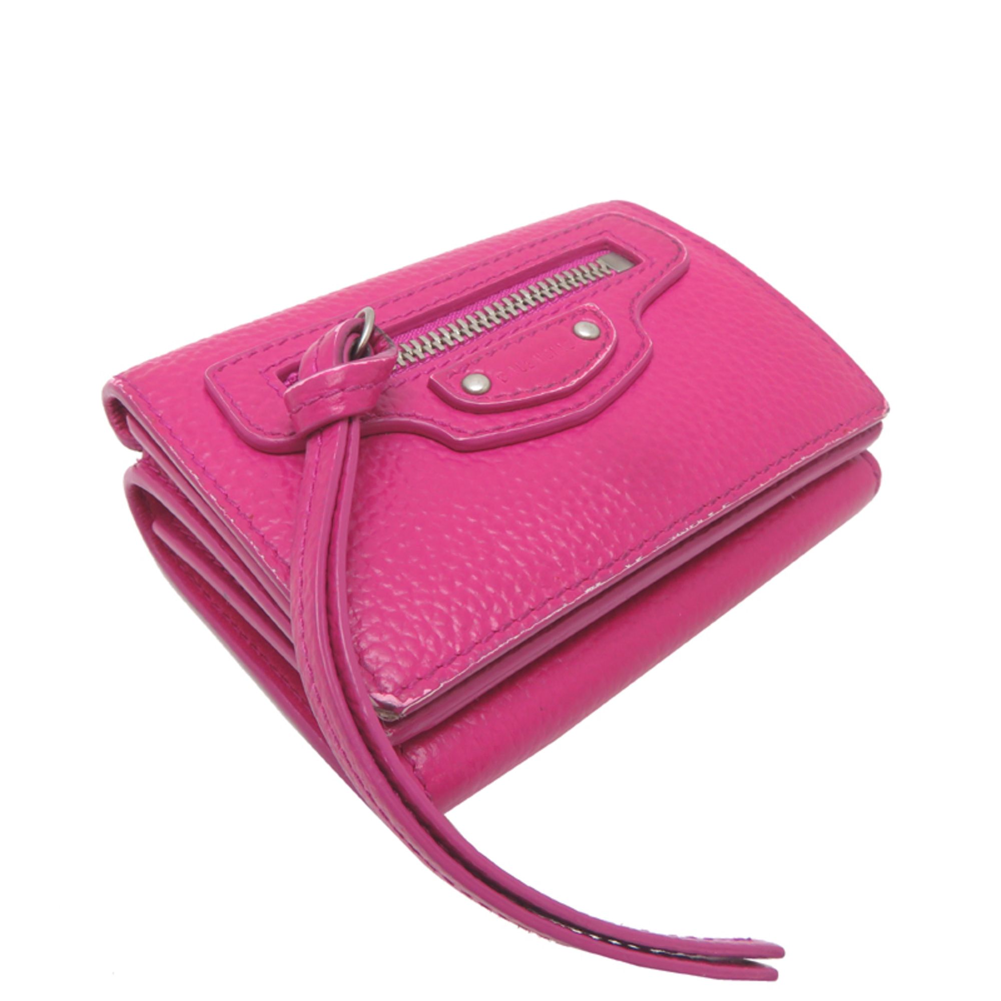 Leather Wallet (Tri-Fold) (Pre-Owned) - Balenciaga - Modalova